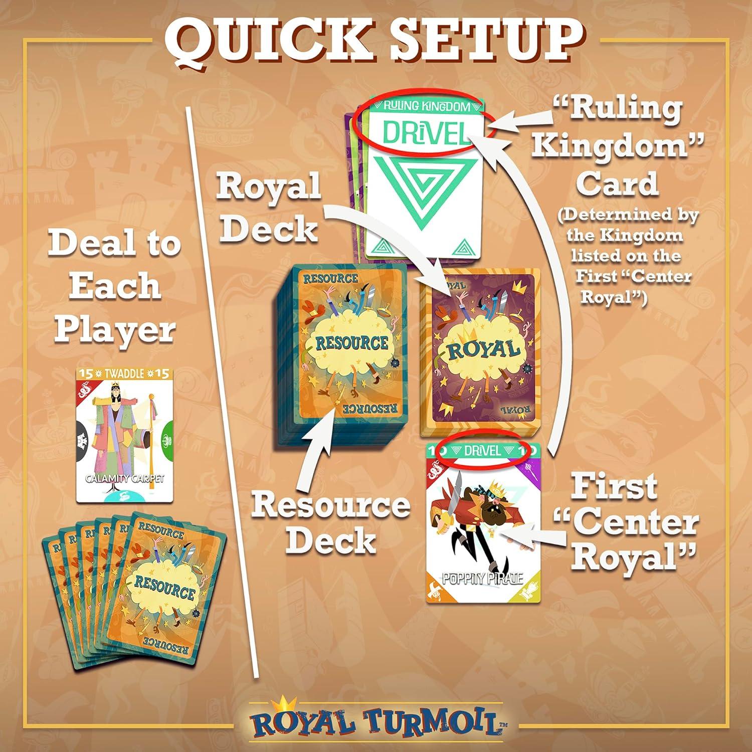 Juego de Cartas Turmoil Real McKenna para 7 Años y Más