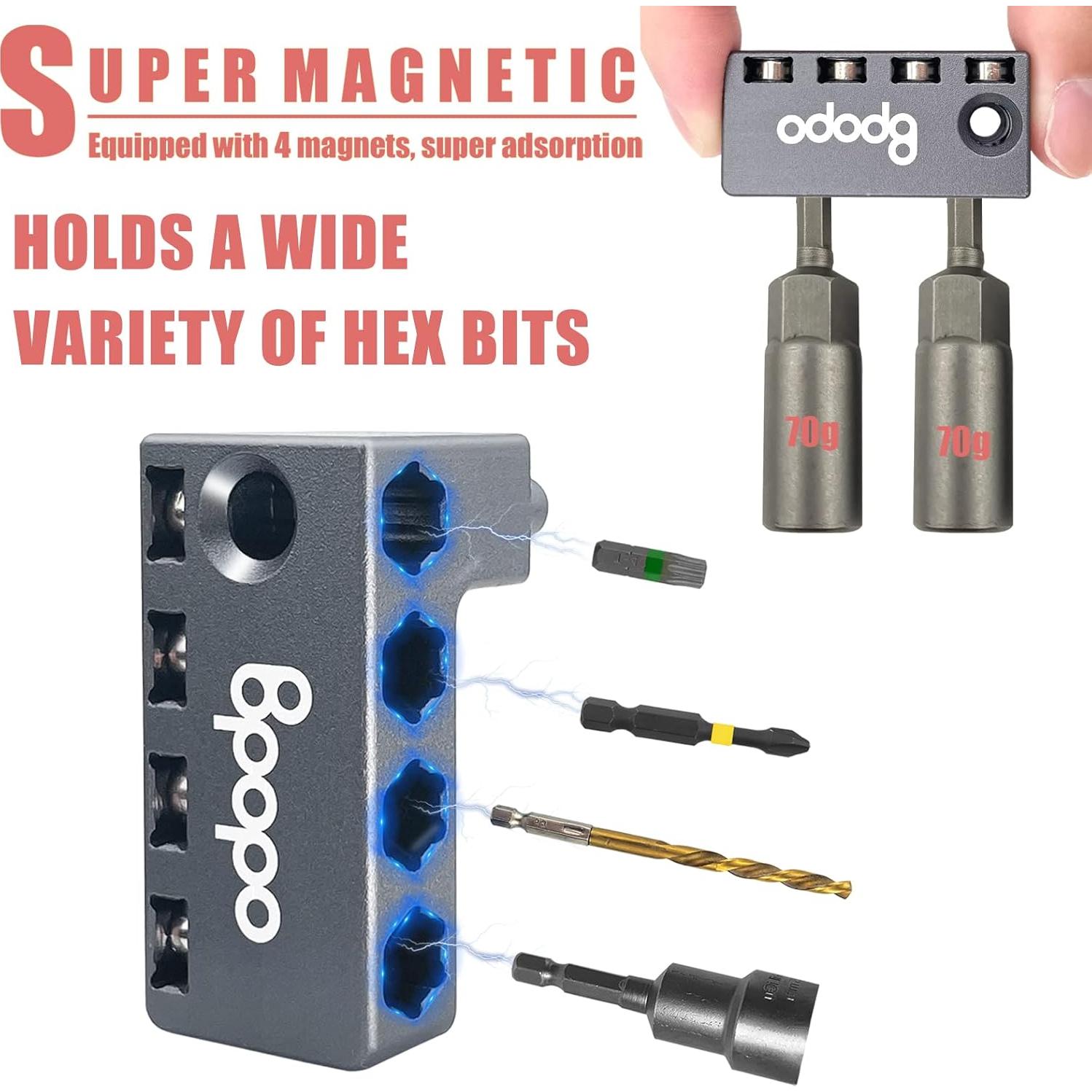 Soporte de Bits Magnético BPOPO para Taladro Milwaukee 18V