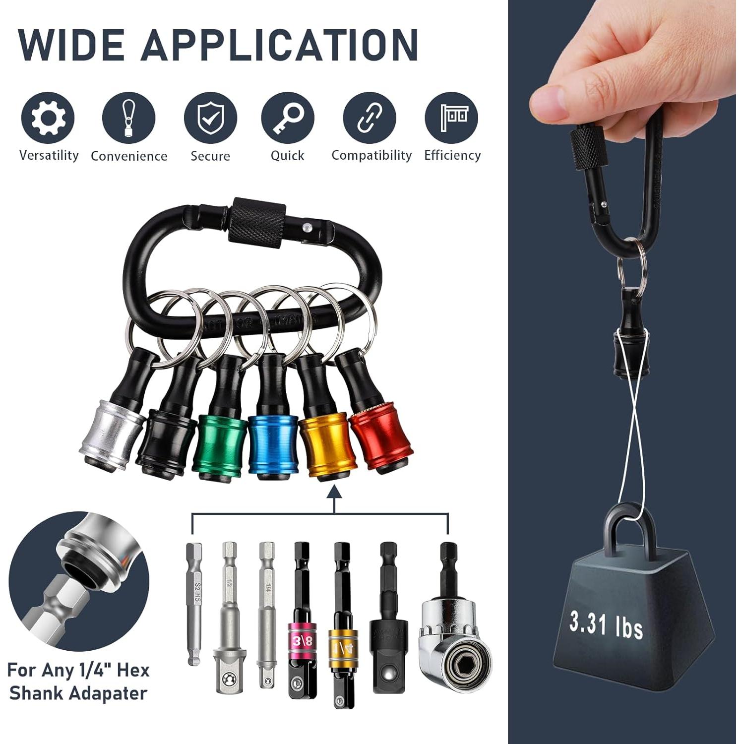 Soporte de Puntas 12PCS Valkynos con Accesorio de Taladro