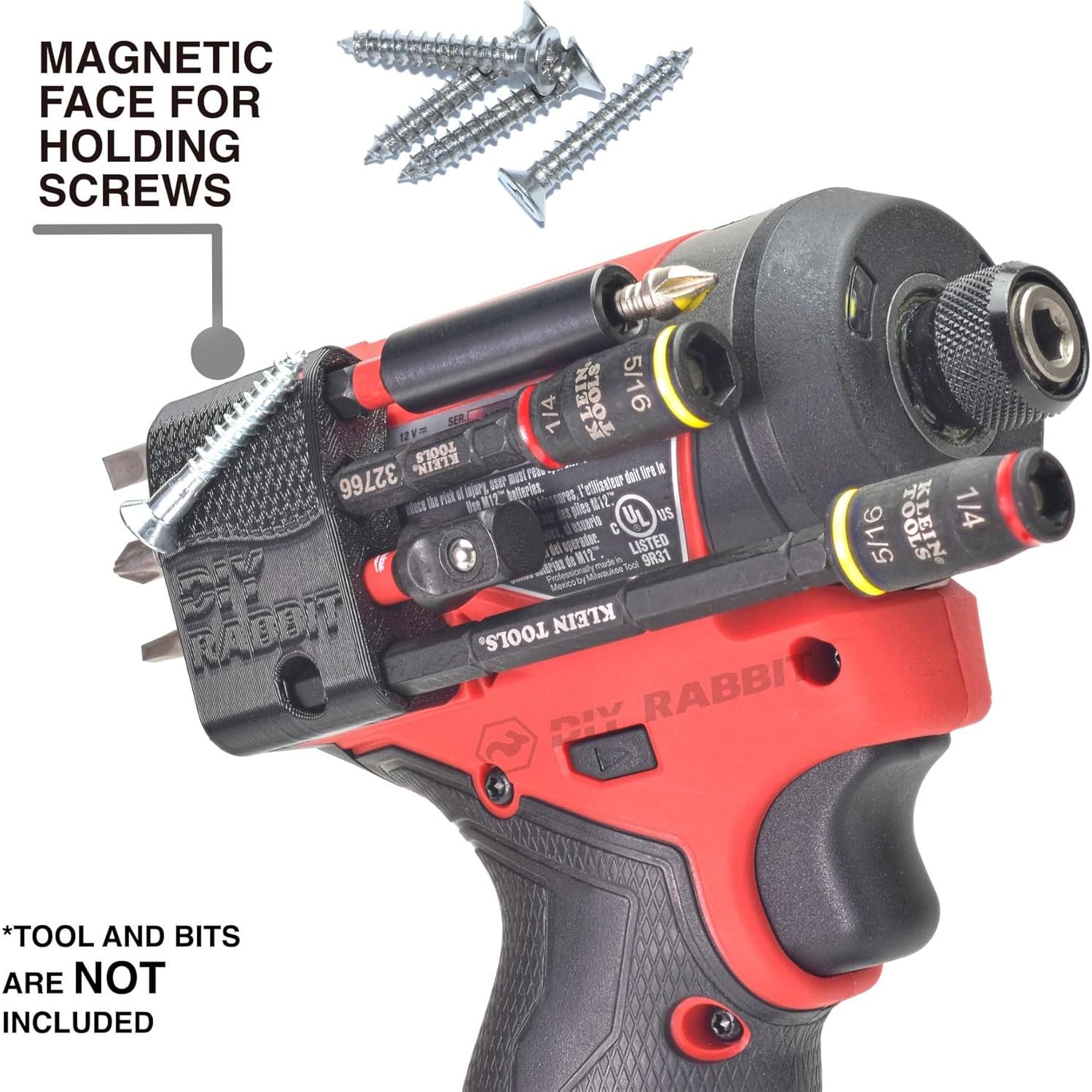 Soporte de Brocas Milwaukee M12 Gen 3 con 7 Piezas Magnéticas