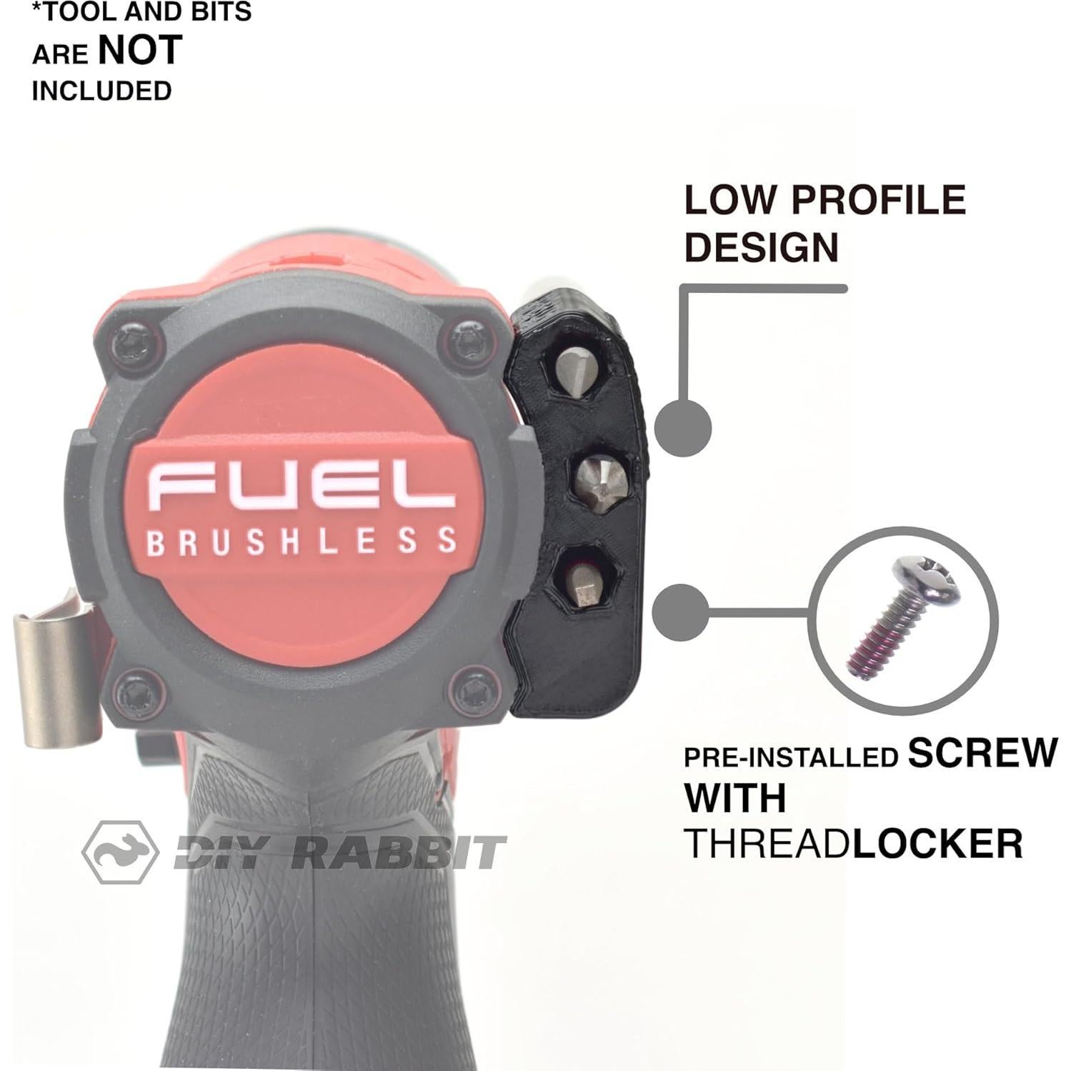 Soporte de Brocas Milwaukee M12 Gen 3 con 7 Piezas Magnéticas