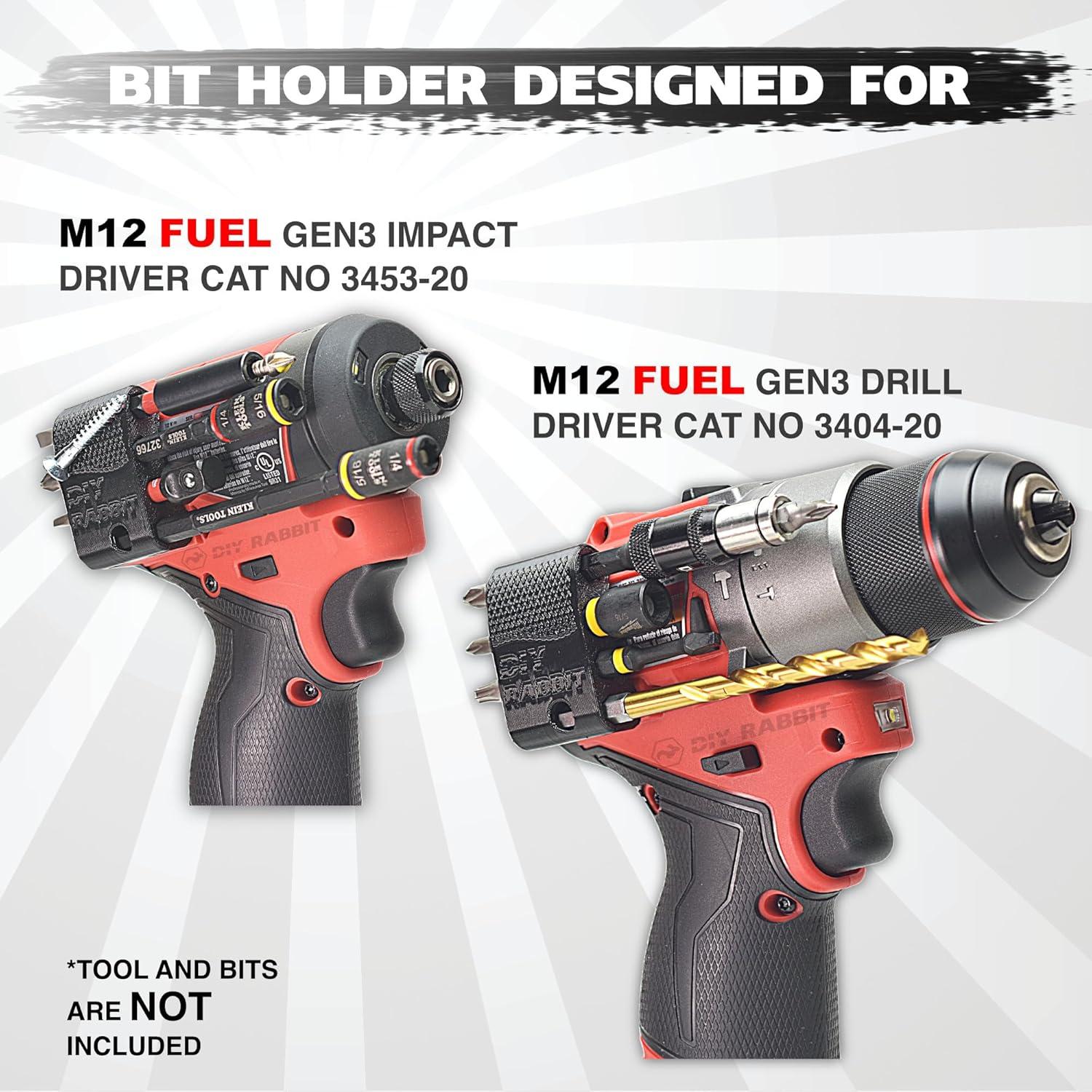 Soporte de Brocas Milwaukee M12 Gen 3 con 7 Piezas Magnéticas