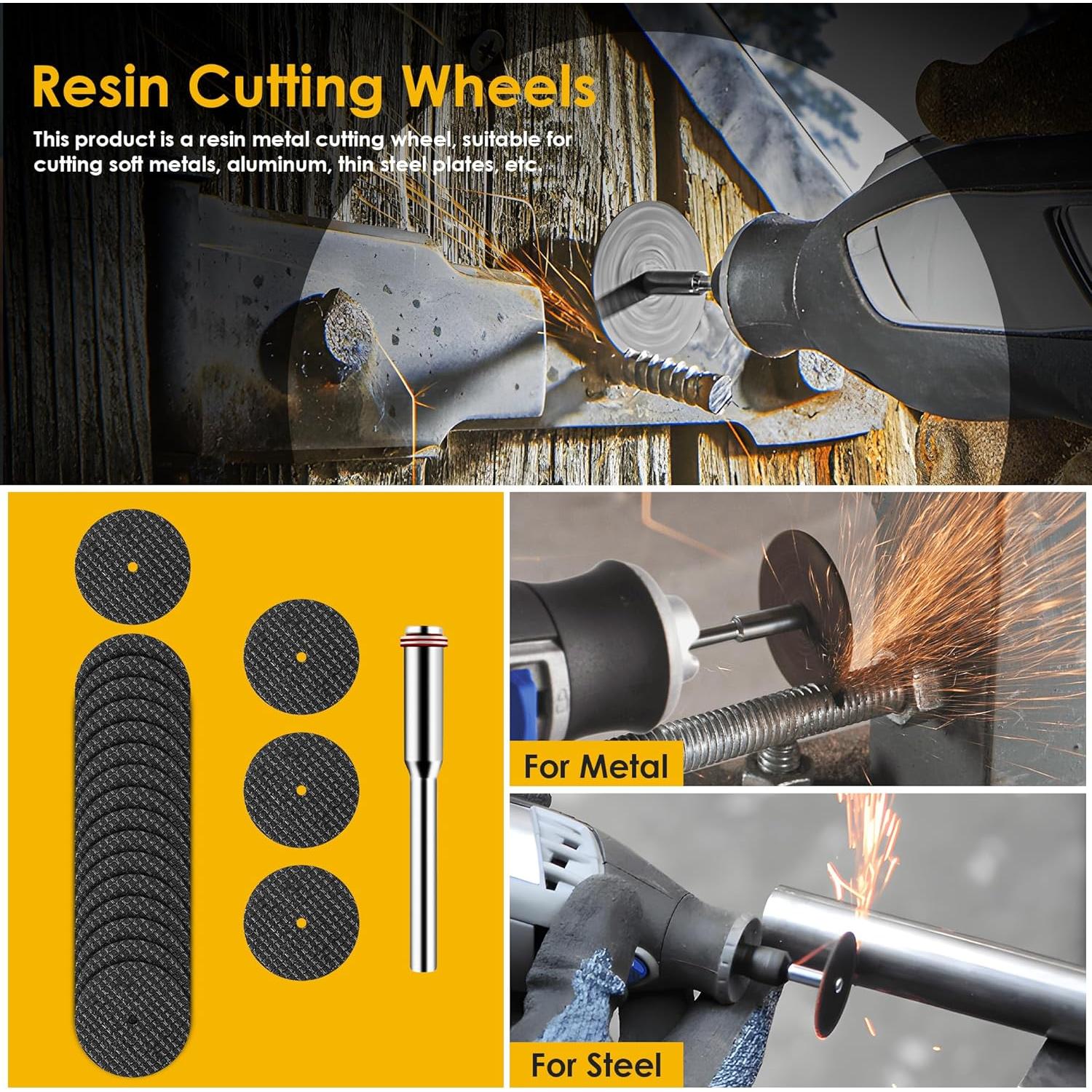 Juego de 44 Piezas de Ruedas de Corte Kuenuilr para Bricolaje