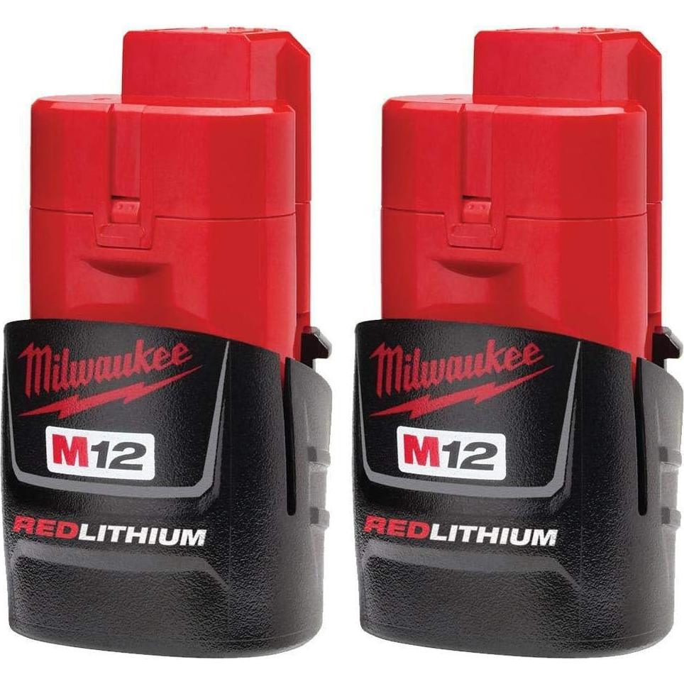 Kit Taladro/Atornillador Inalámbrico Milwaukee M12 12V 2 Herramientas