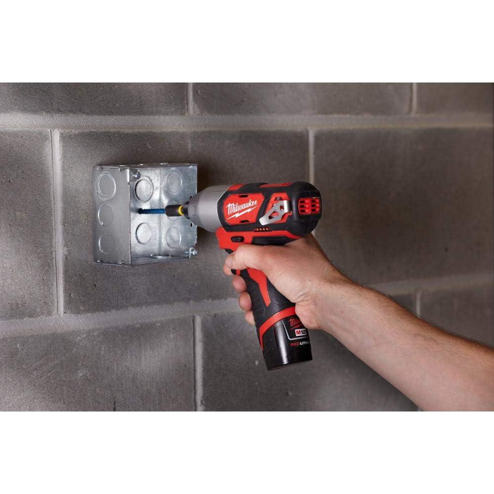 Kit Taladro/Atornillador Inalámbrico Milwaukee M12 12V 2 Herramientas