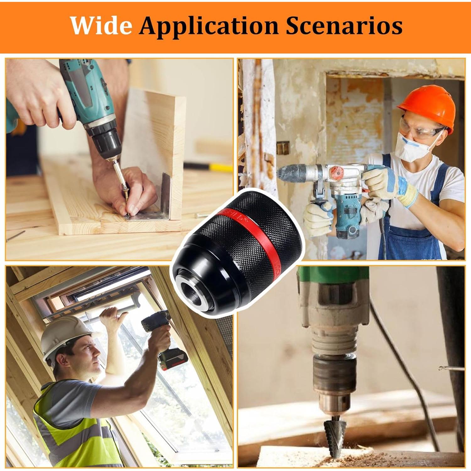 Mandril Sin Llave YUEARN 1/2-20UNF 1.5-13mm para Taladros