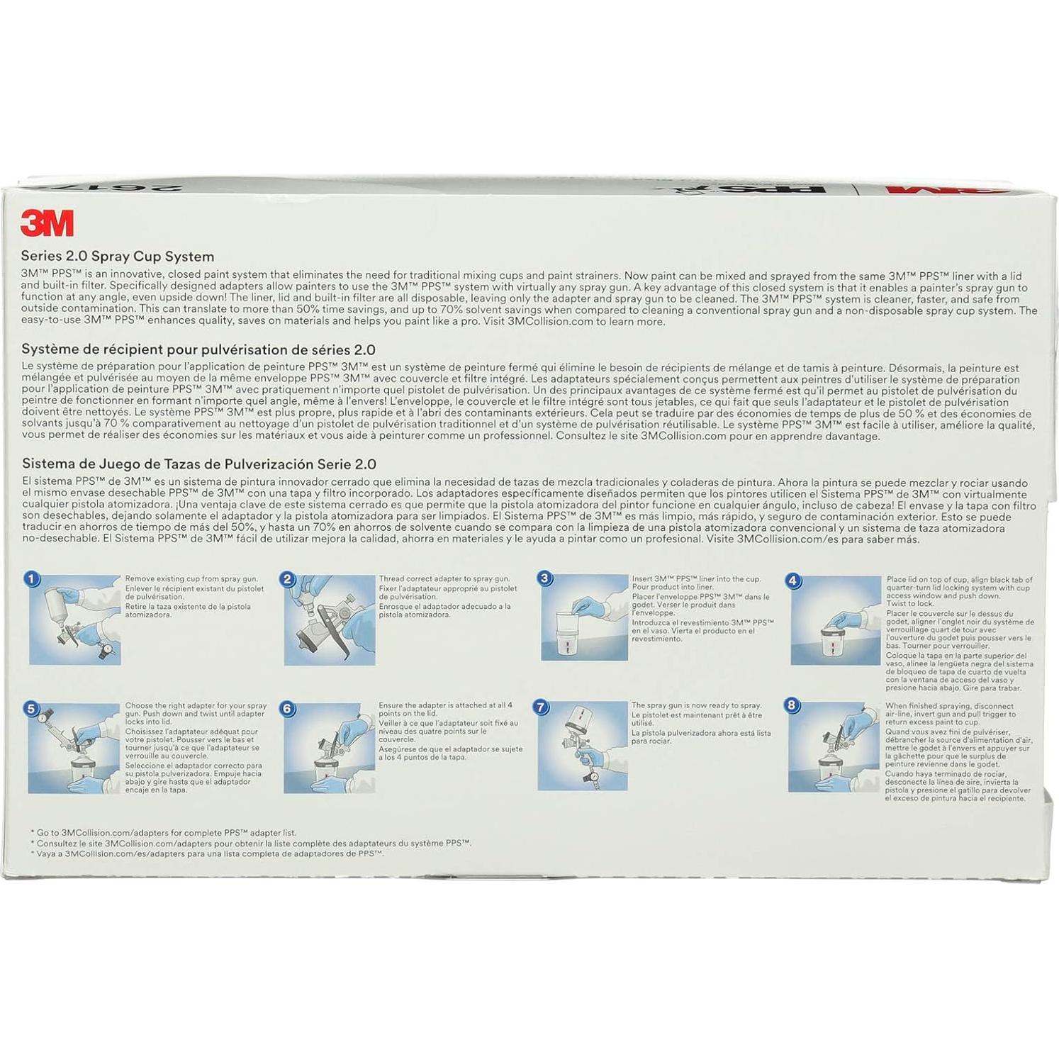 Kit de inicio 3M PPS 2.0 con taza y filtros 620 ml