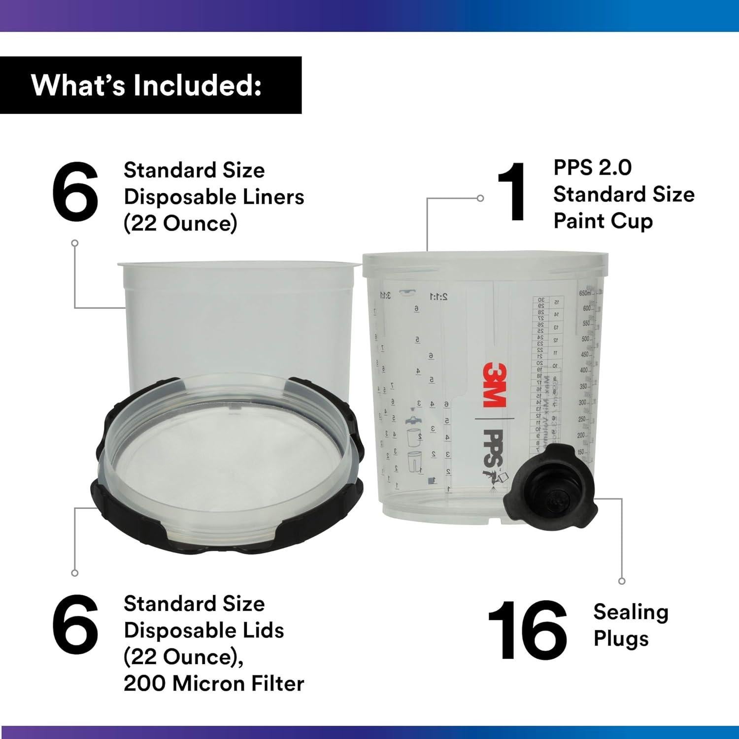 Kit de inicio 3M PPS 2.0 con taza y filtros 620 ml