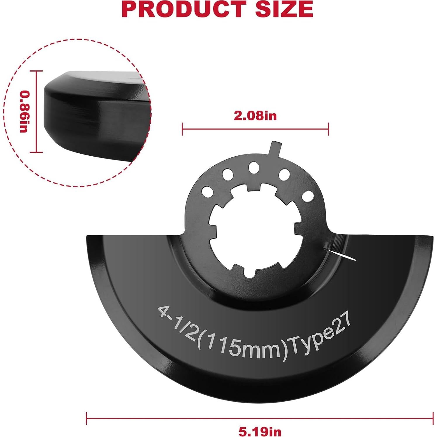 Protector de Rueda Amoladora VIDABTE 43-54-0155 Compatible