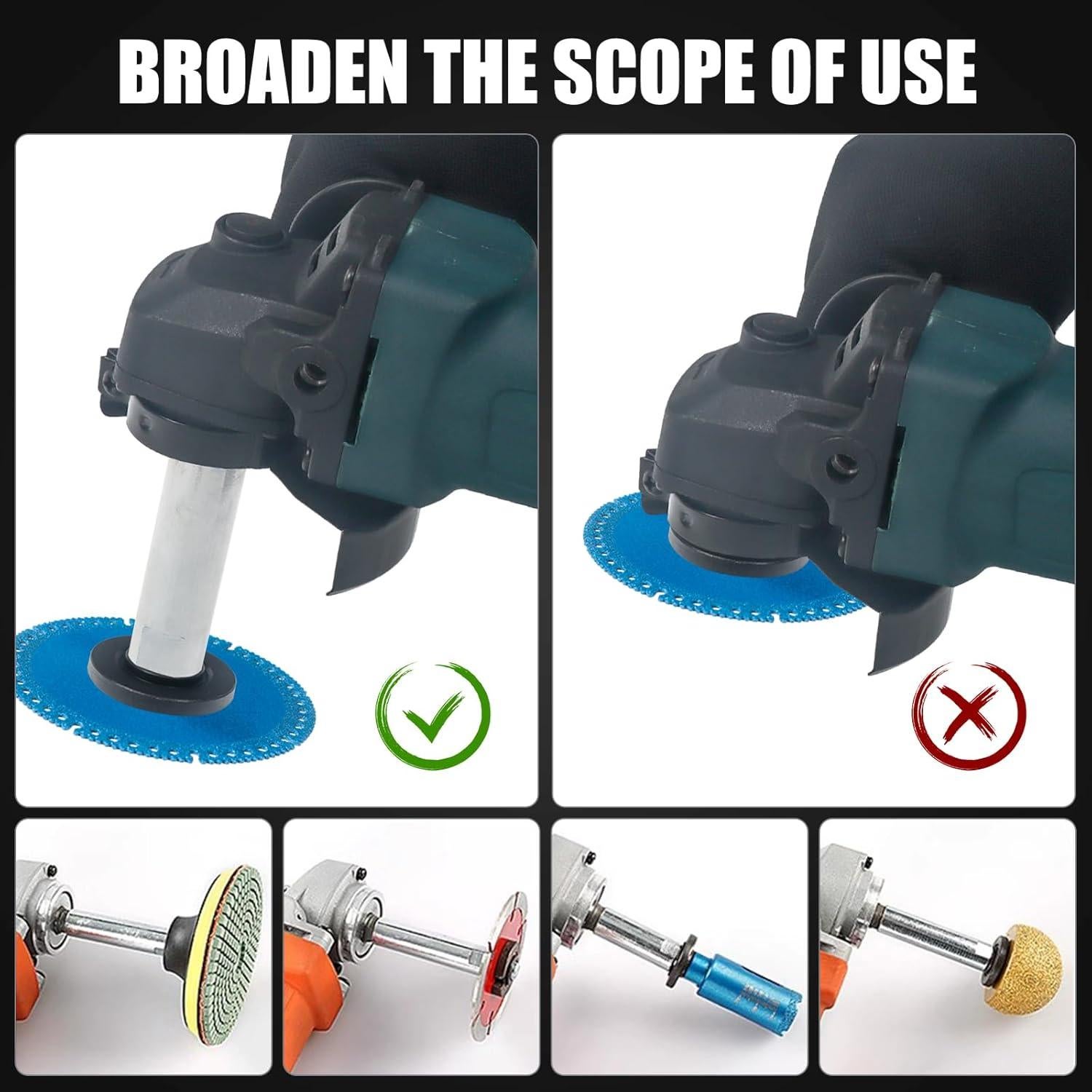 Eje de Extensión Pomsare para Amoladora Angular 80-140mm