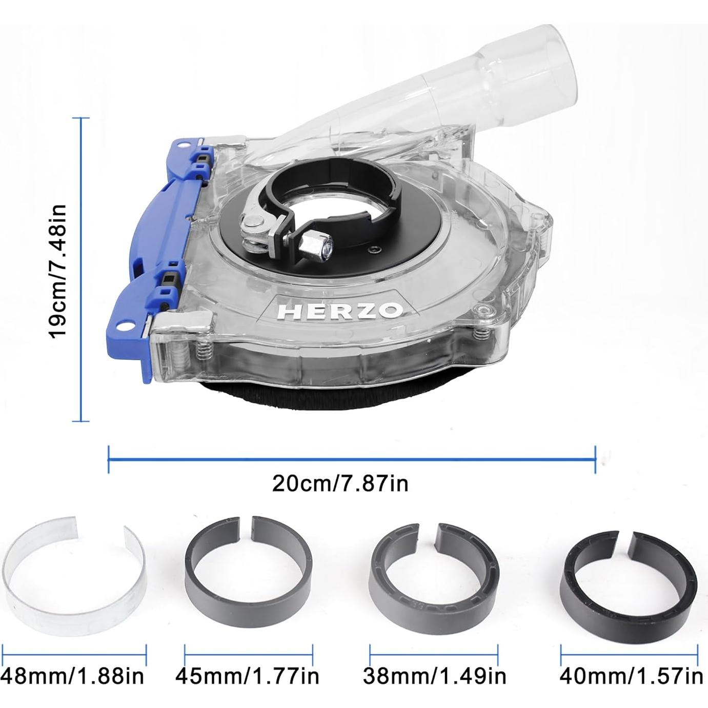 Cubierta de Polvo HERZO para Amoladora Angular 19x21cm