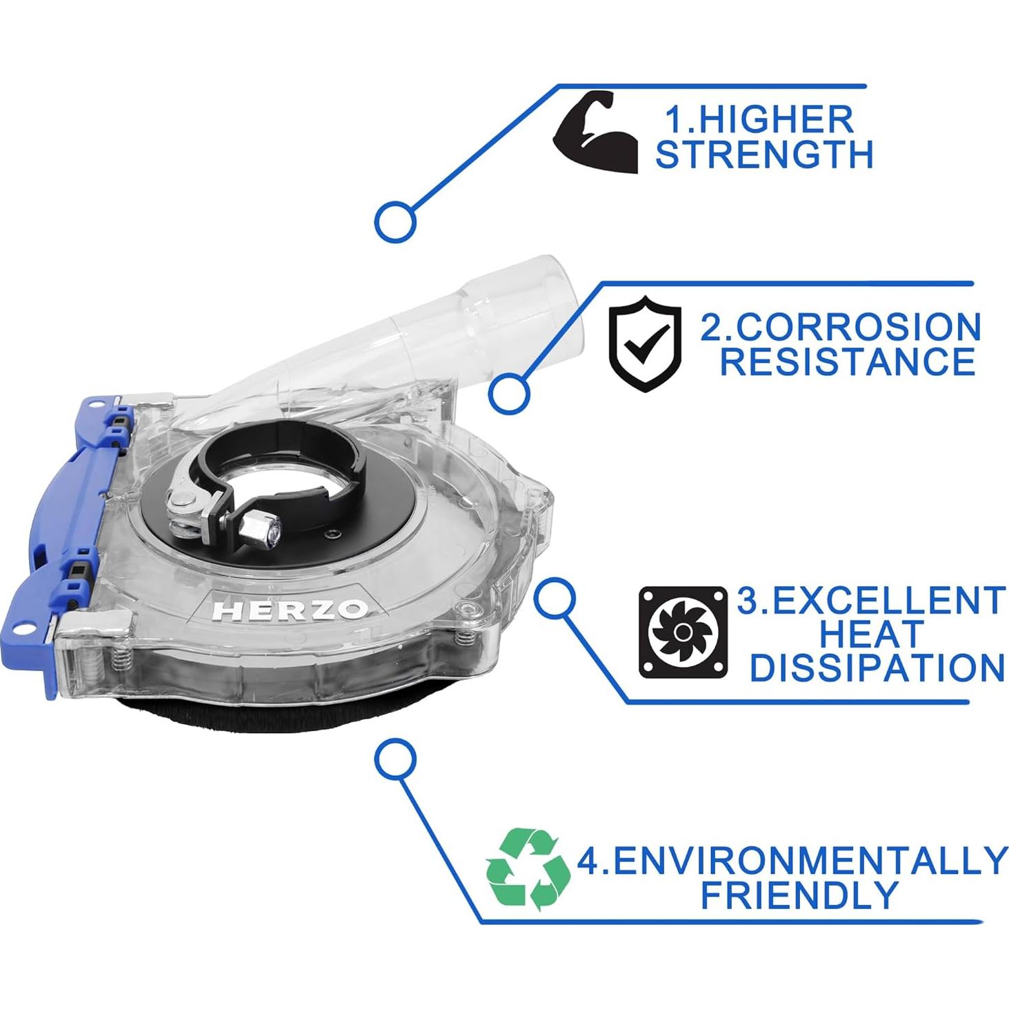 Cubierta de Polvo HERZO para Amoladora Angular 19x21cm