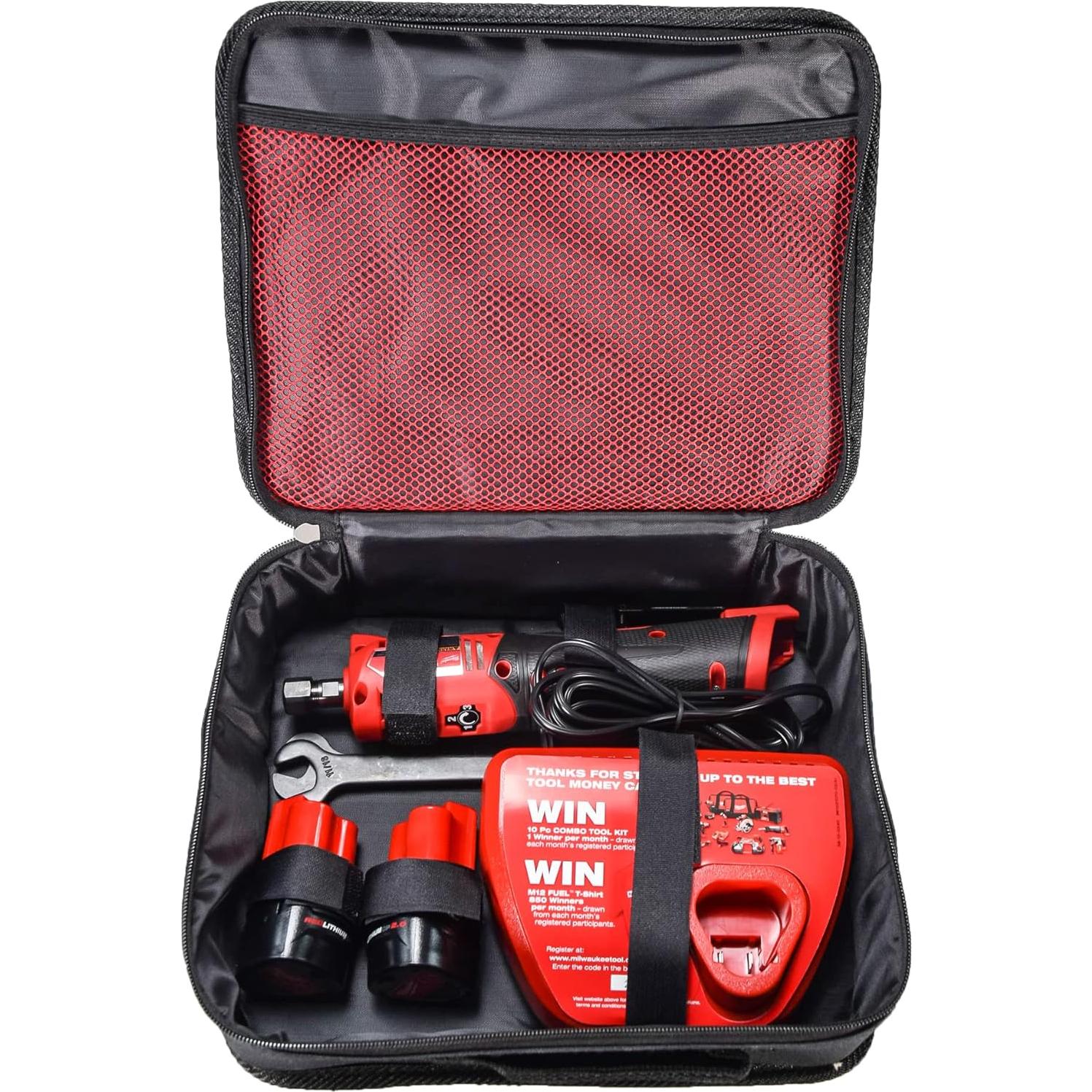 Milwaukee M12 FUEL 12V Recto Die Grinder Kit 0.3 HP