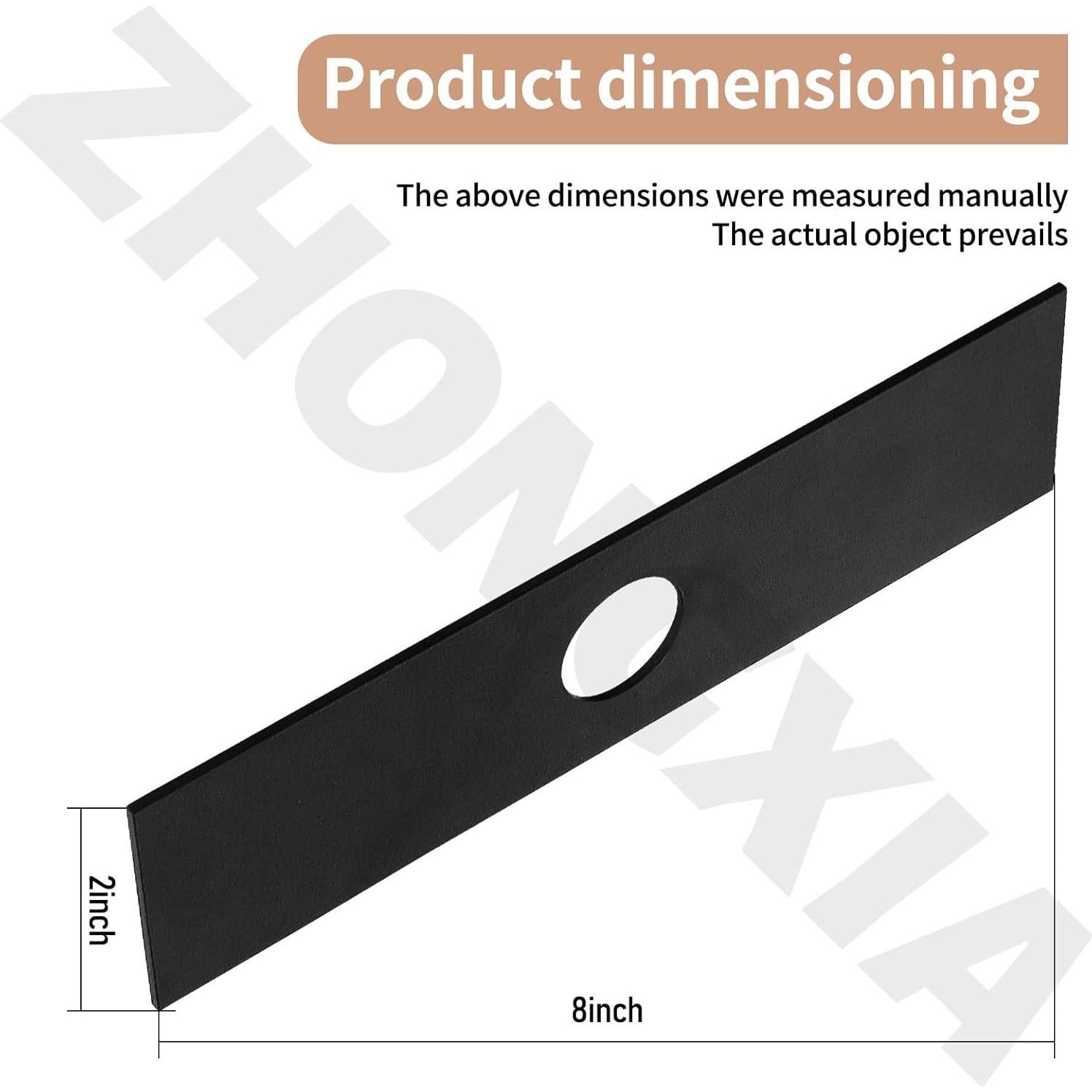 Paquete de 5 Hojas de Esmerilado ZHONGXIA para Edger 20.32 cm