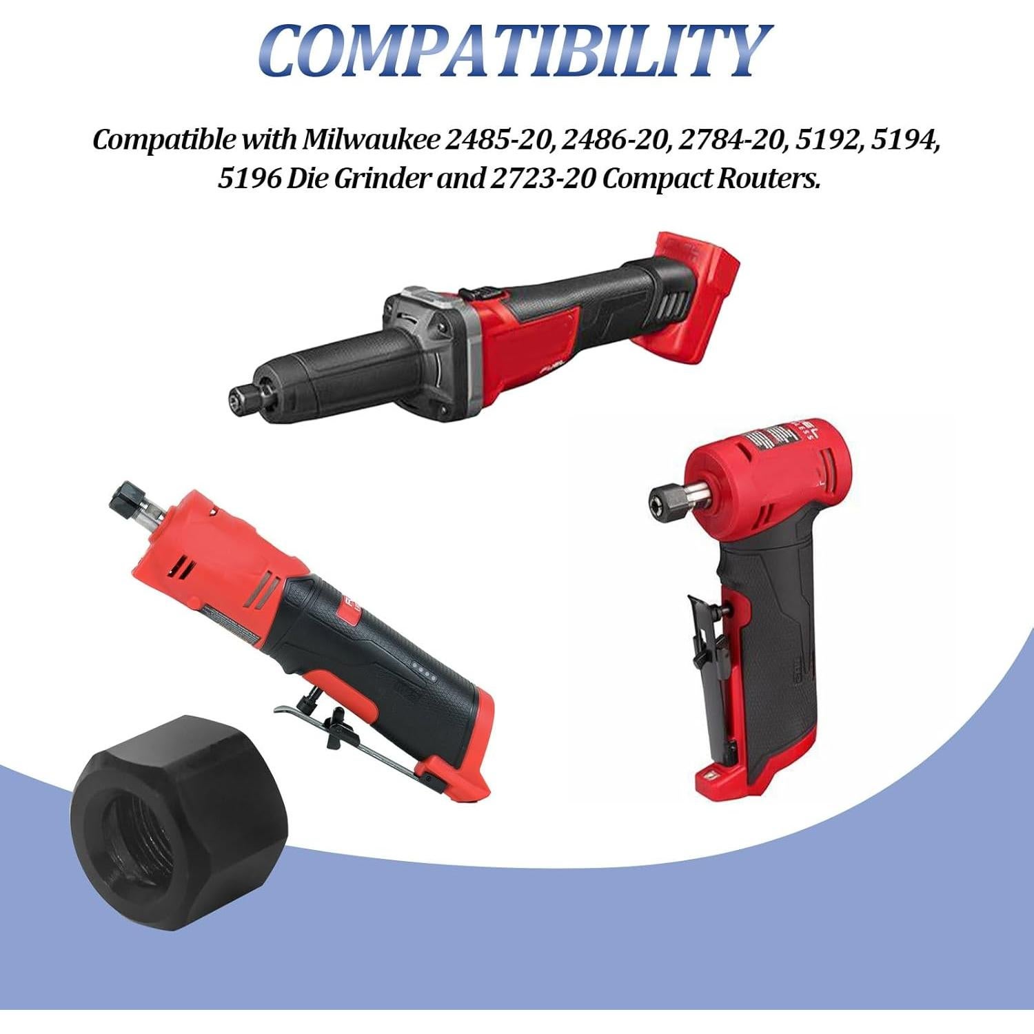 Tuerca de Colet UYZO 48-68-0031 Compatible con Milwaukee