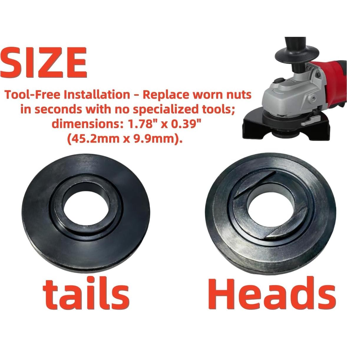 Flange Interno 43-34-0036 Axyuada para Amoladoras Milwaukee 4 Pack