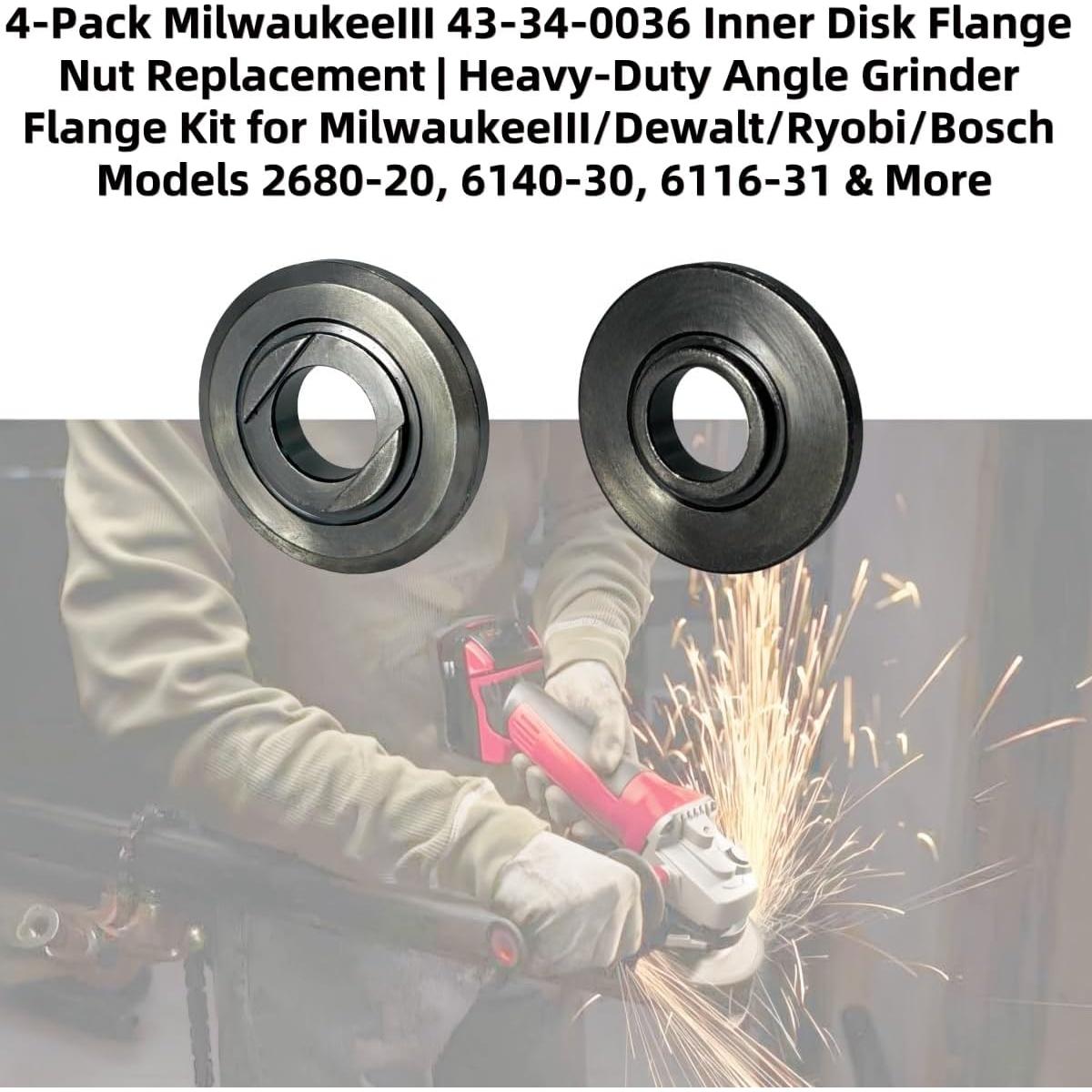 Flange Interno 43-34-0036 Axyuada para Amoladoras Milwaukee 4 Pack