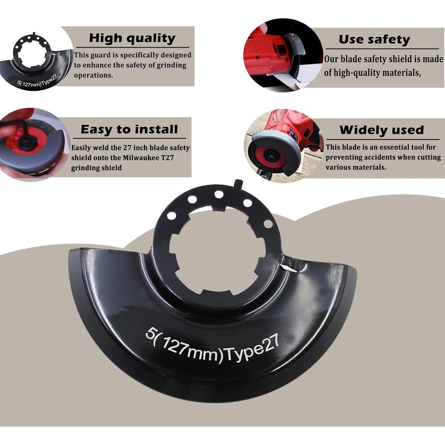 Guardacuchillas de Esmeril Angular Milwaukee 43-54-1220 13 cm