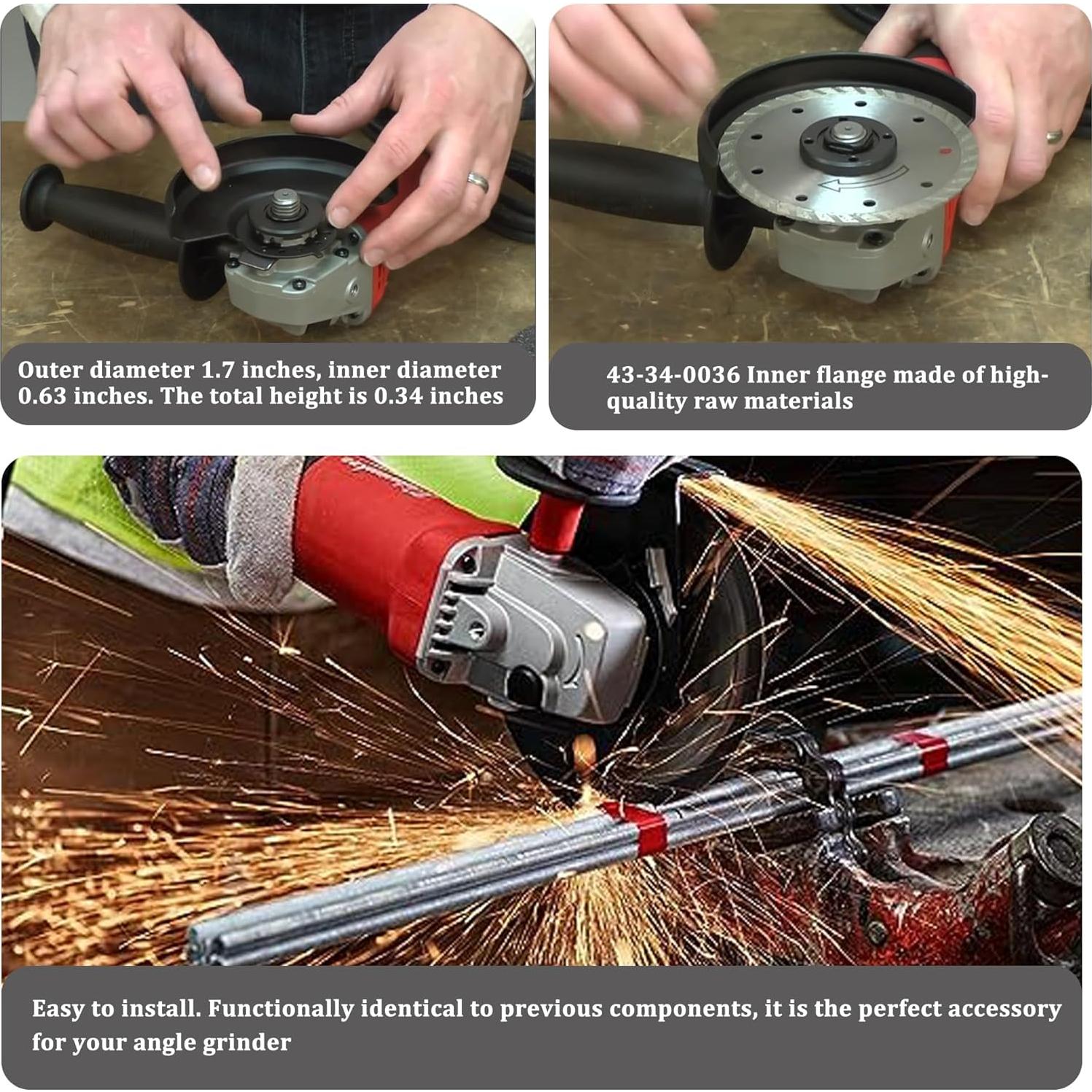 Flange Interno 43-34-0036 YETTAT para Amoladora Angular