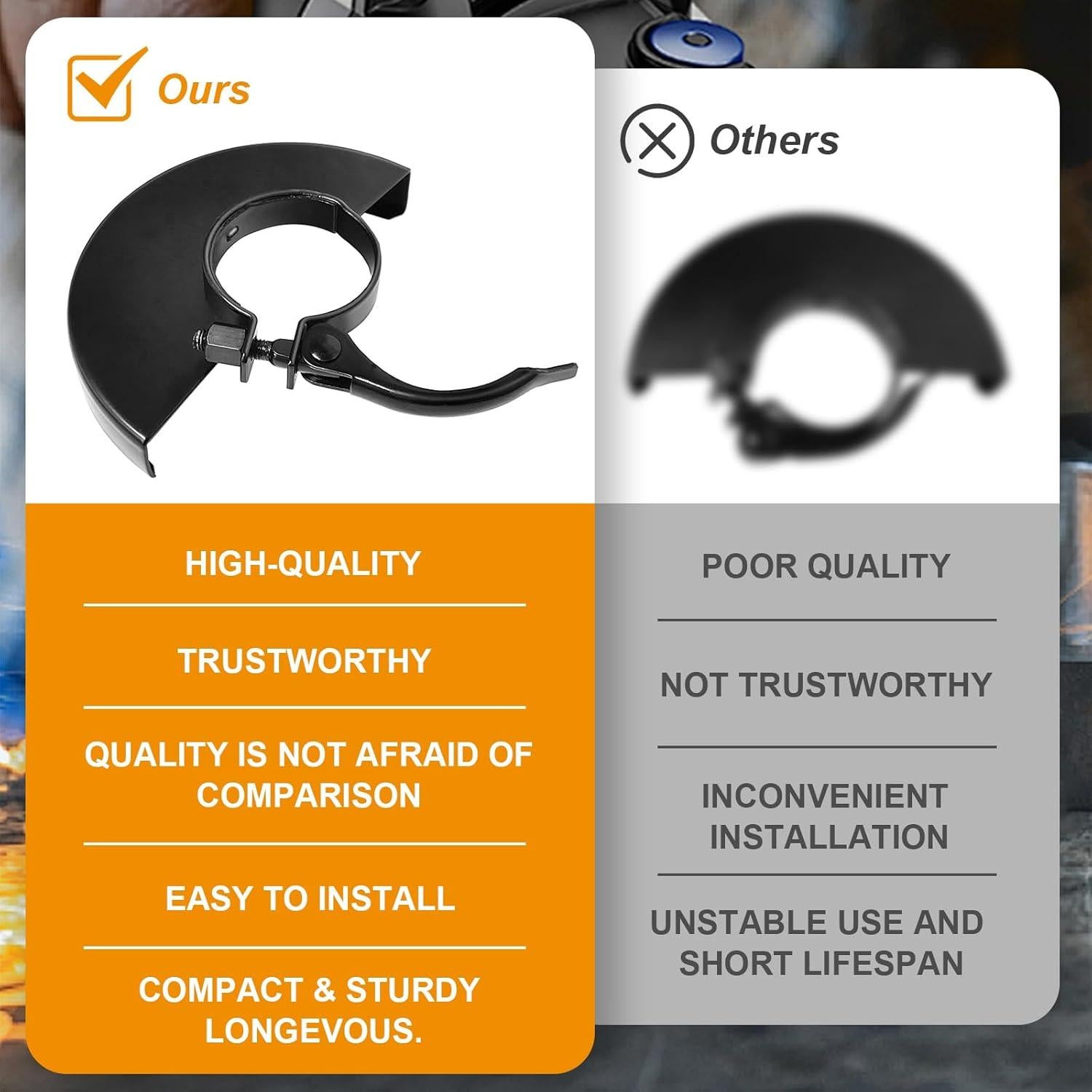 Guardia de Esmeril Angular Popbee 6.45" Ajustable Metal 397661-01