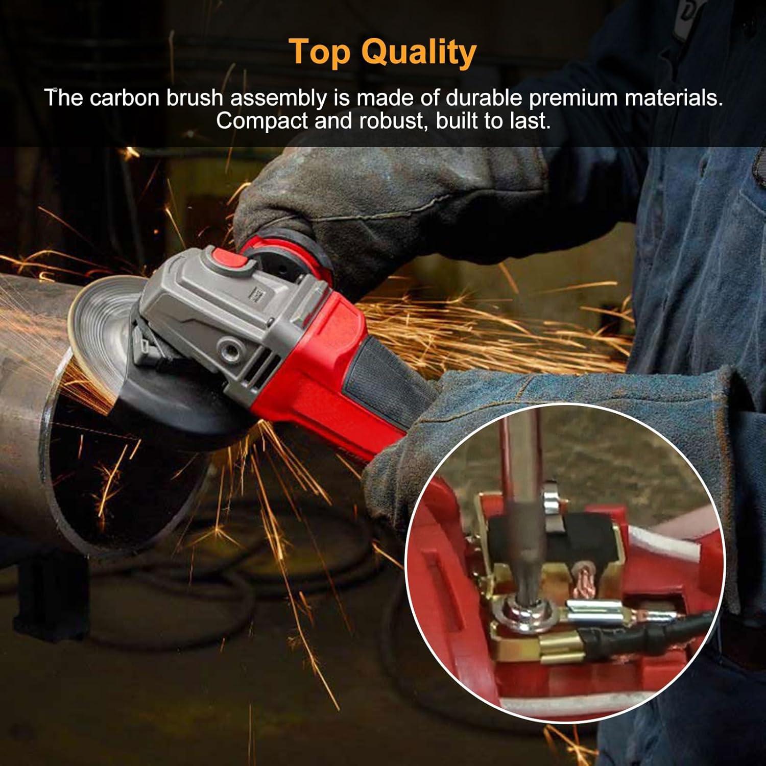 Conjunto de cepillos de carbono GEAIN 22-18-2250 para amoladora