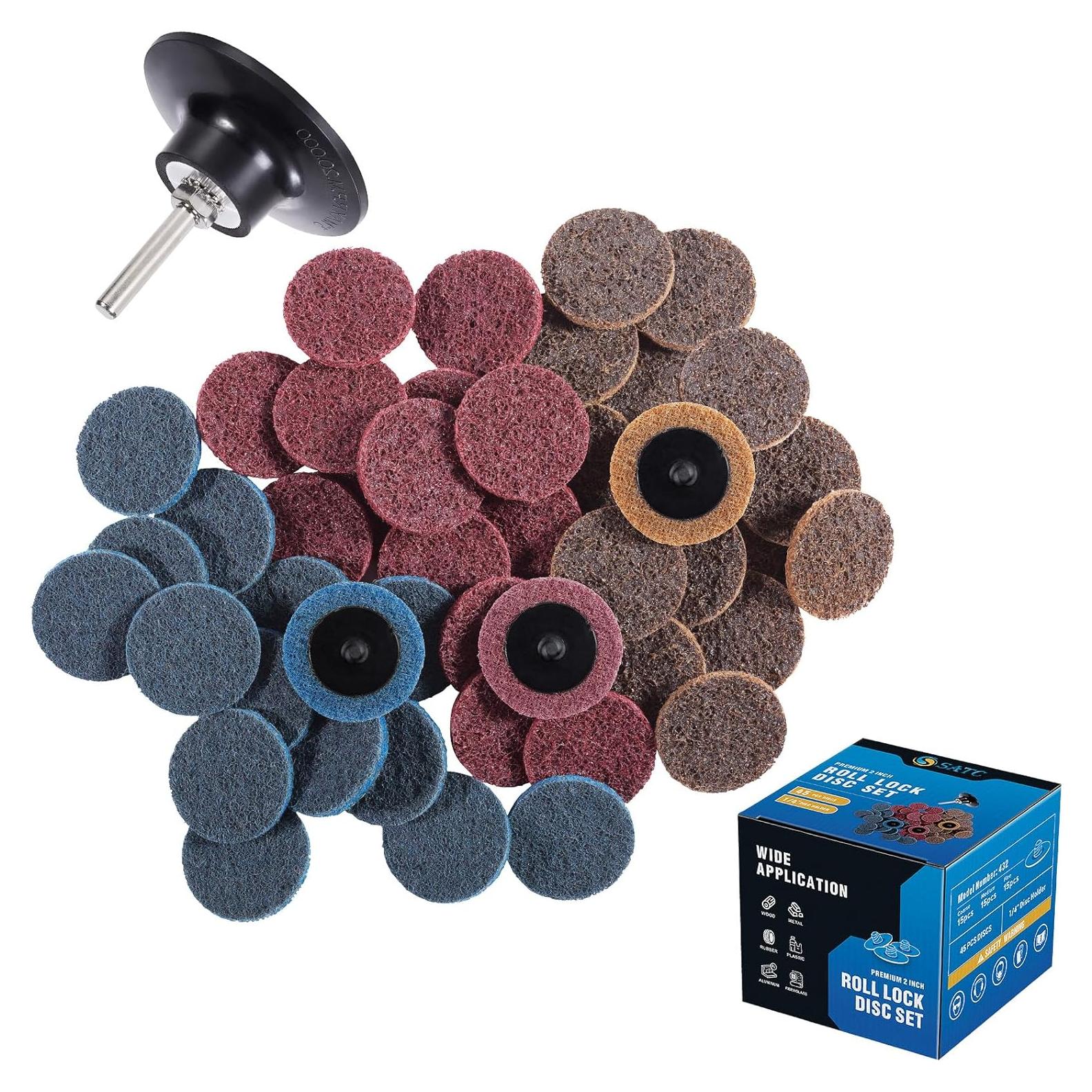 Discos de Lijado S SATC 46PCS 5 cm Cambio Rápido