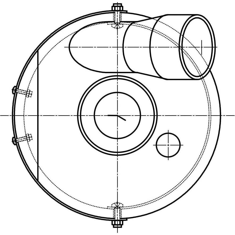 Funda de polvo 7" EDiamondTools para amoladoras angulares