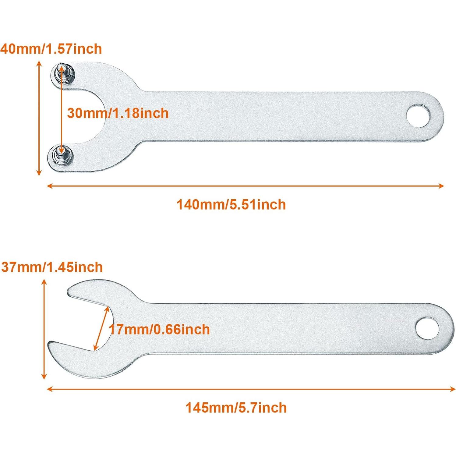 12 Tuercas de Flange DIRBUY para Amoladora Angular 5/8"-11