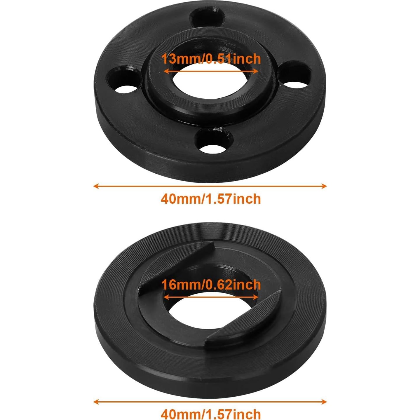 12 Tuercas de Flange DIRBUY para Amoladora Angular 5/8"-11