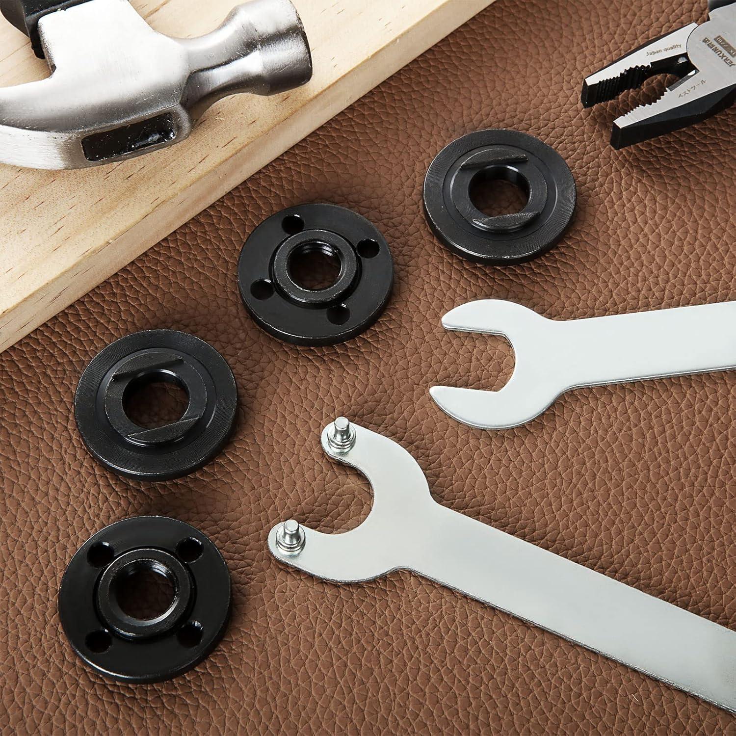 12 Tuercas de Flange DIRBUY para Amoladora Angular 5/8"-11