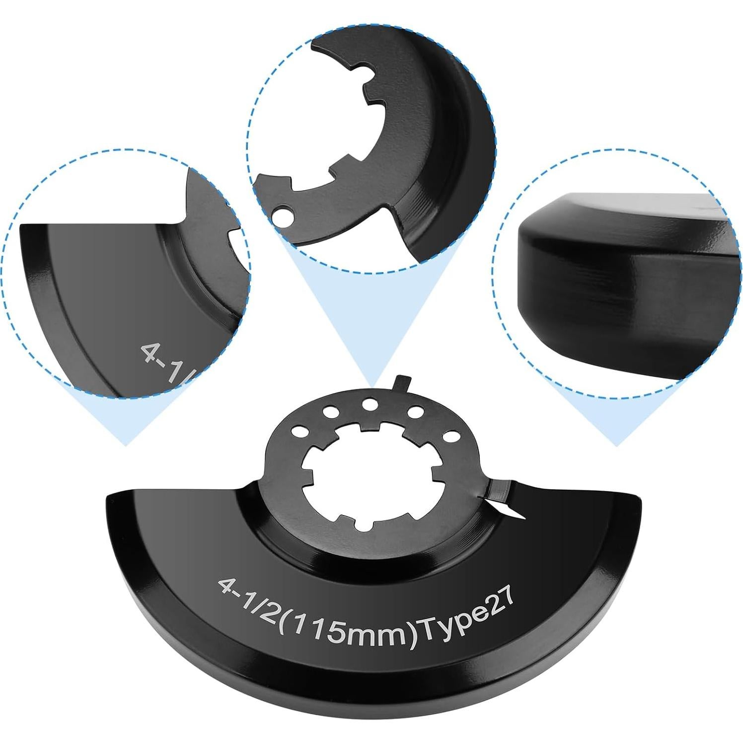 Protector de disco para amoladora Hugexpen 43-54-0155 11,43 cm