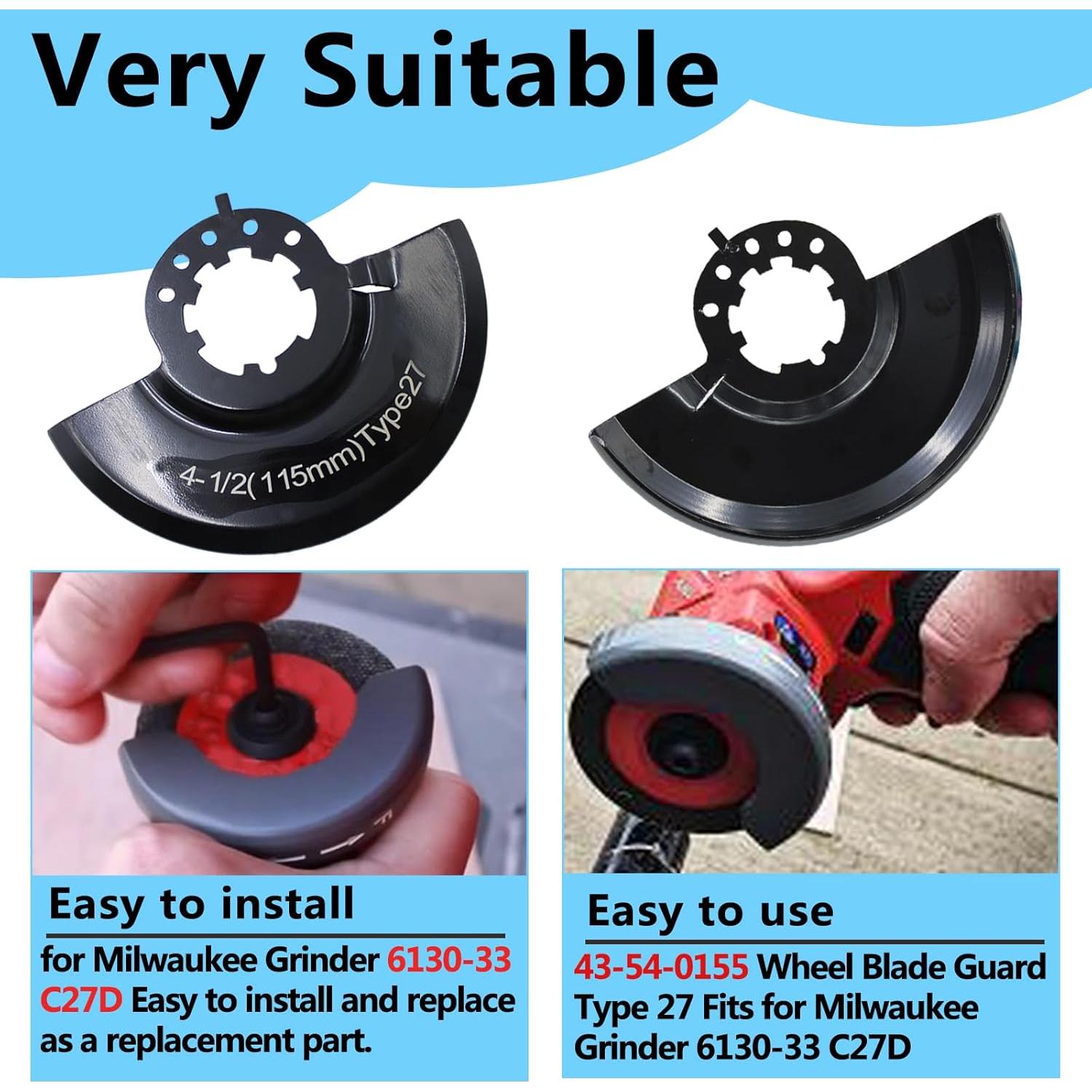 Protector de Rueda Amoladora Milwaukee 4-1/2" 43-54-0155