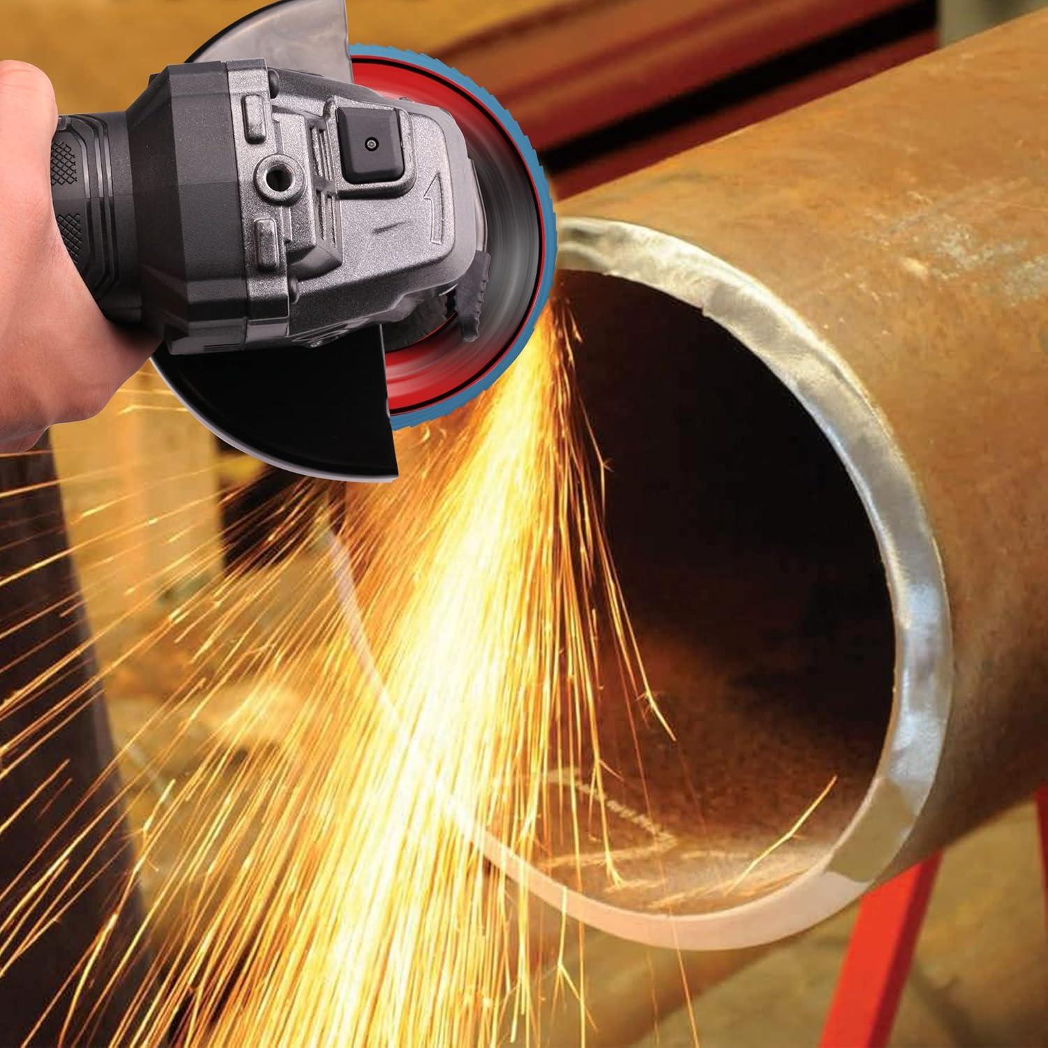 Discos de Aletas EZARC 40 Granos 11.4 cm para Metal y Madera