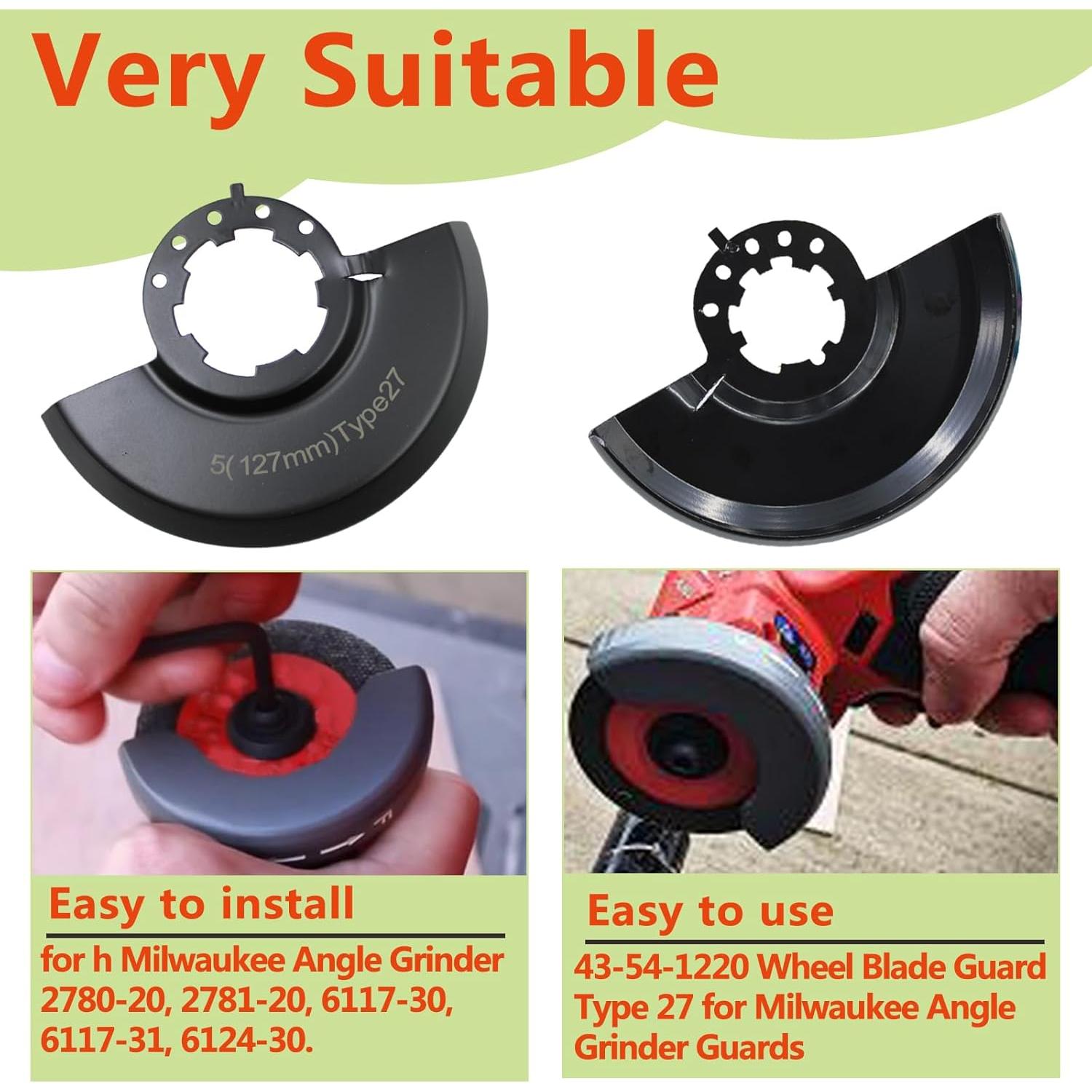 Protector de Disco 5" Rsoise 43-54-1220 para Amoladora Milwaukee