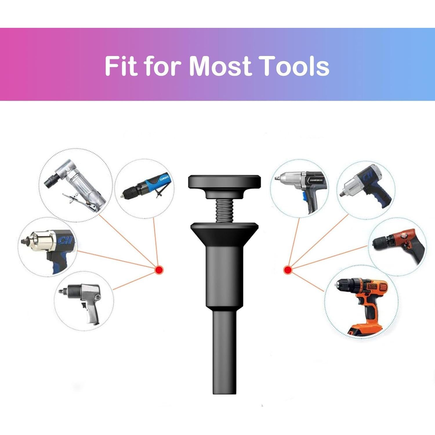 Soporte Mandril Crossarctic para Disco de Corte 1/4" y 3/8"