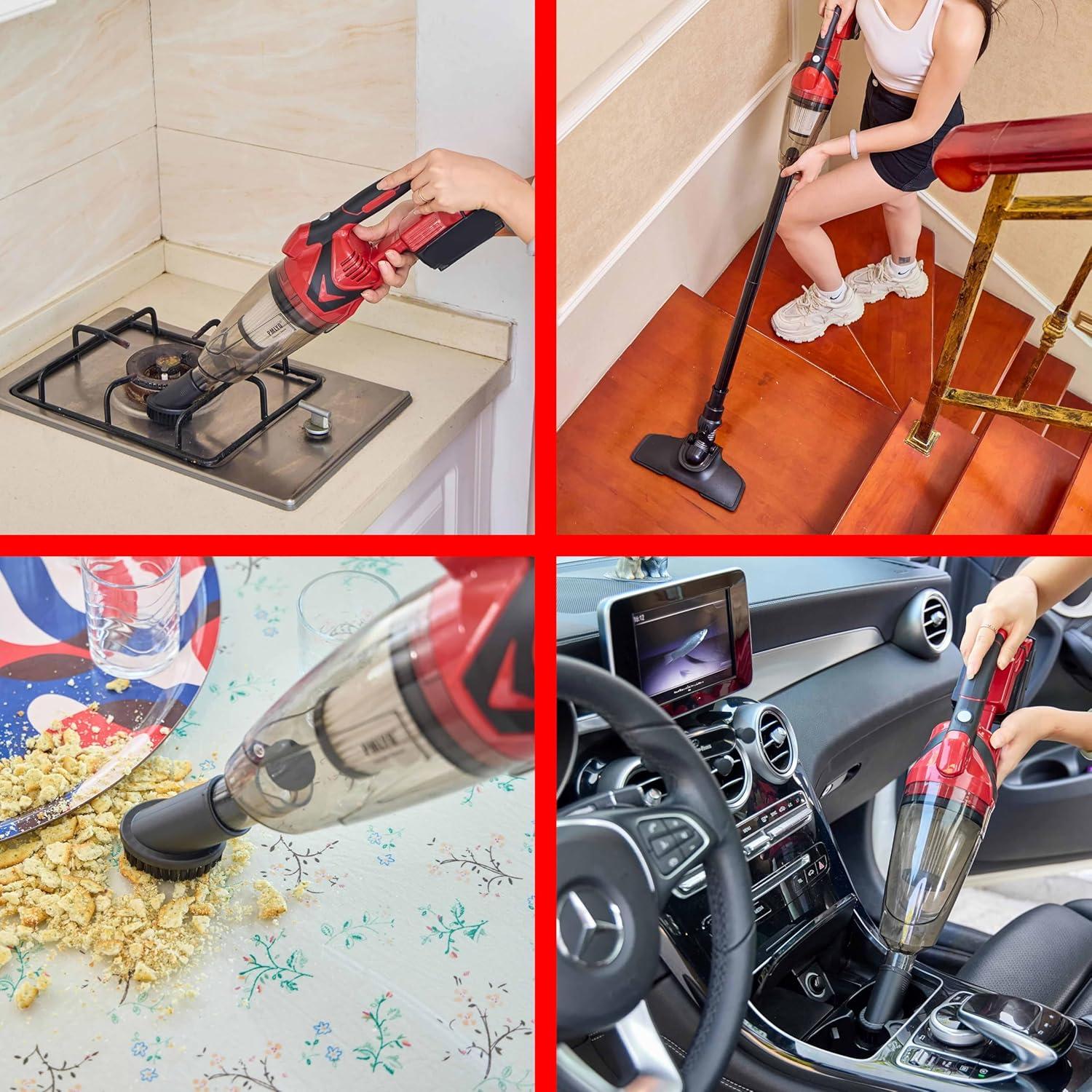 Aspiradora Inalámbrica PMLYQ 140W 0.6L HEPA para Mascotas