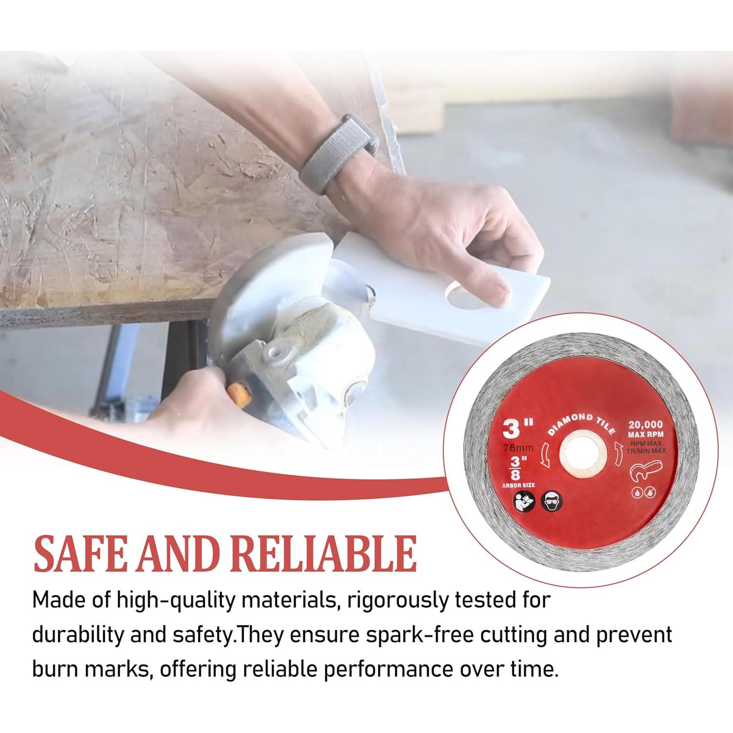 Hoja de Azulejo Diamante Milwaukee 7,62 cm Paquete de 2