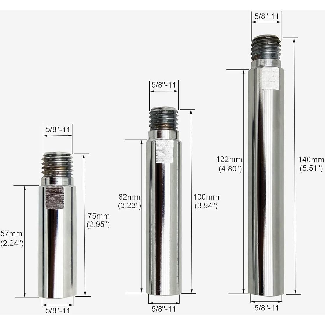 Eje de Extensión para Amoladora Angular Gaquolam 75-140 mm