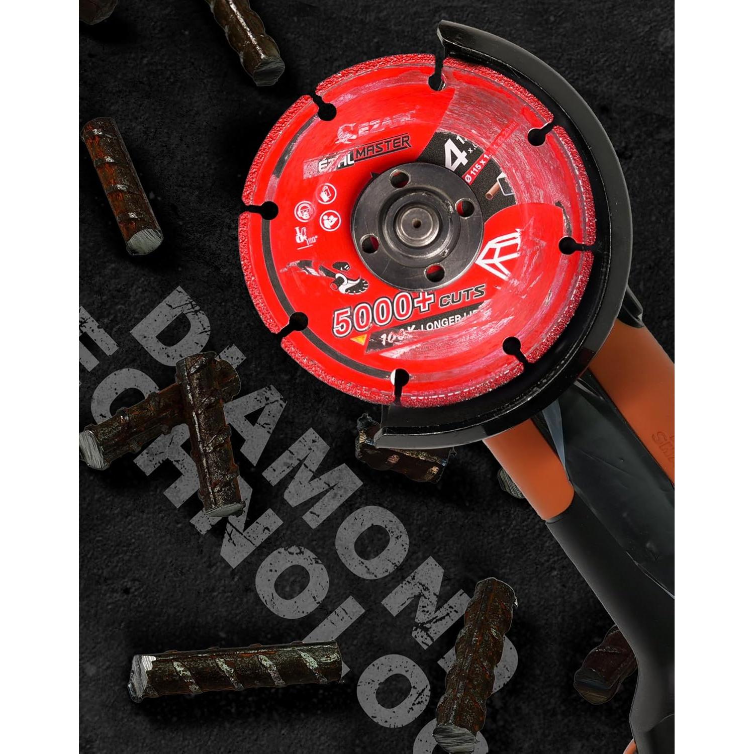 Rueda de Corte de Diamante EZARC 11.5 cm para Metal