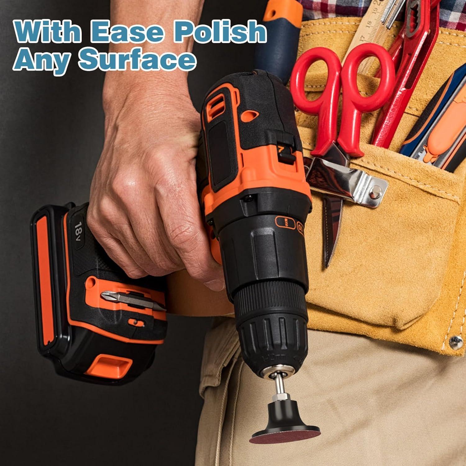 Paquete de 2 discos de lijado Fibvaxm 5 cm vástago 0.64 cm