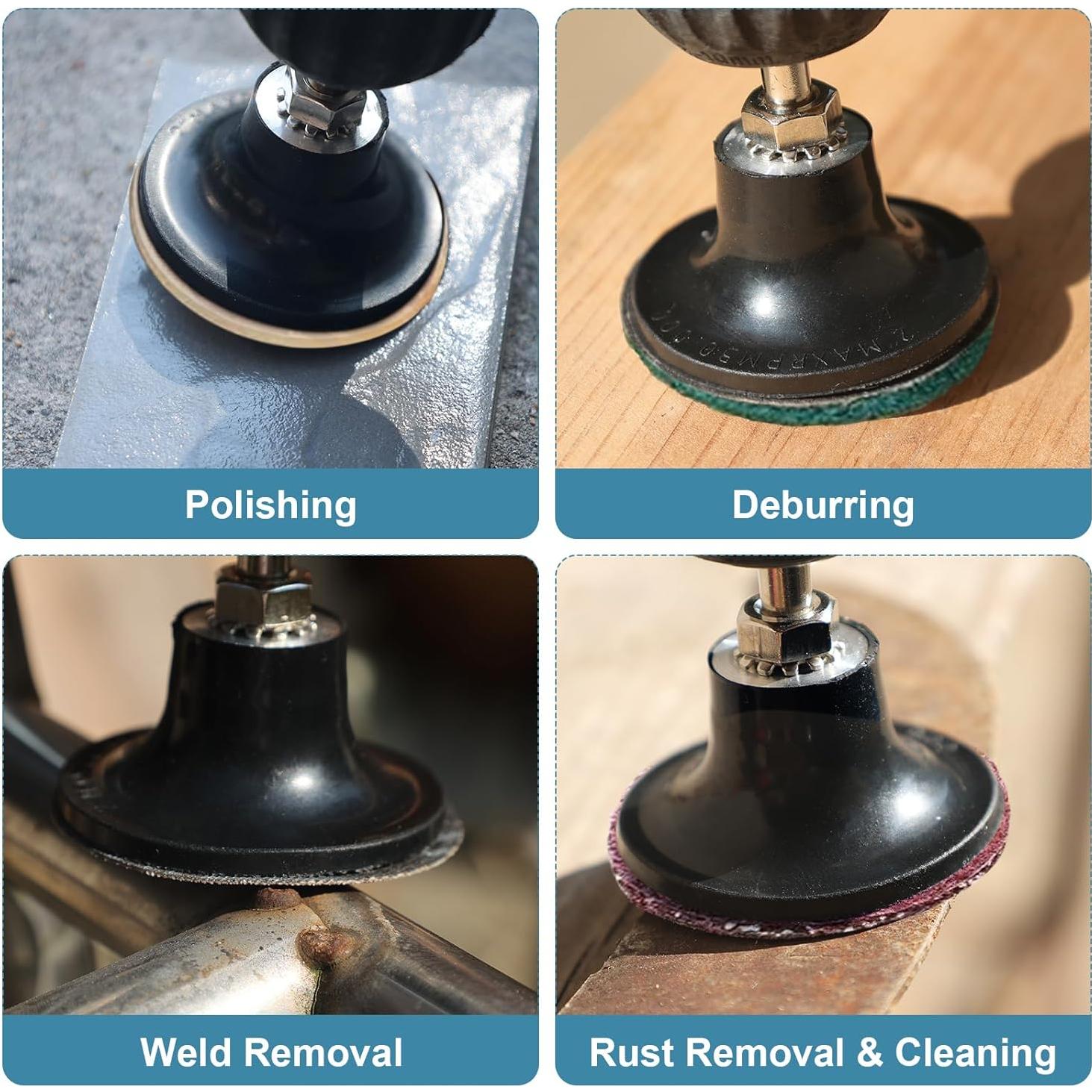 Paquete de 2 discos de lijado Fibvaxm 5 cm vástago 0.64 cm