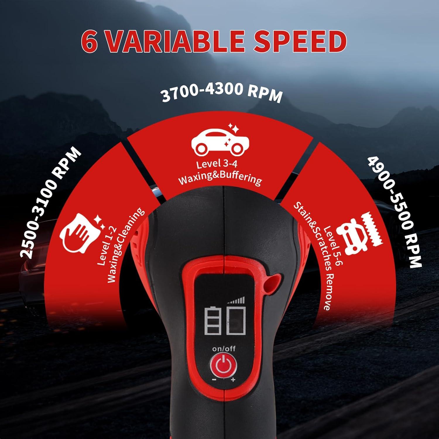 Pulidora Inalámbrica Milwaukee M18 6'' 6800 RPM