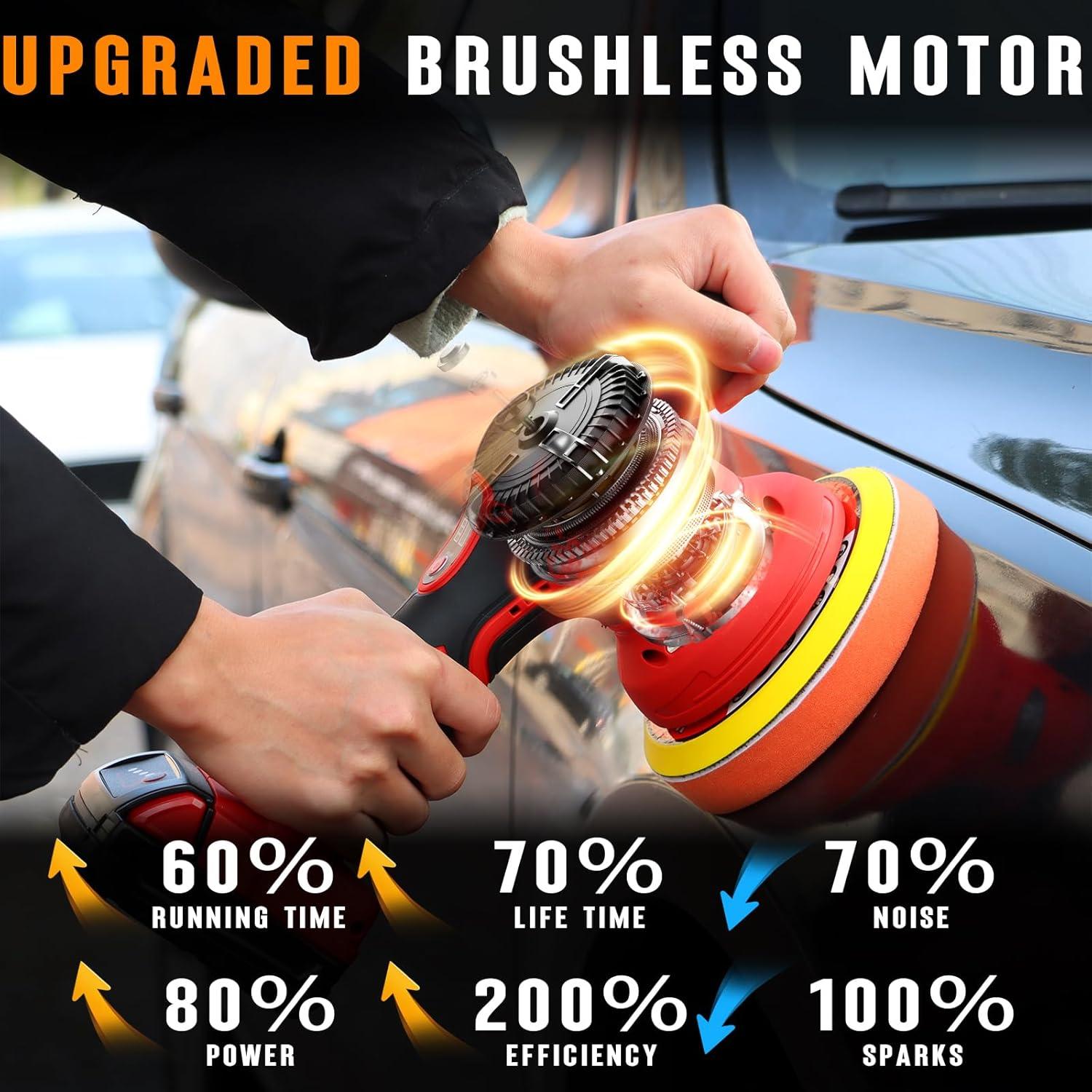 Pulidora Inalámbrica Milwaukee M18 6'' 6800 RPM