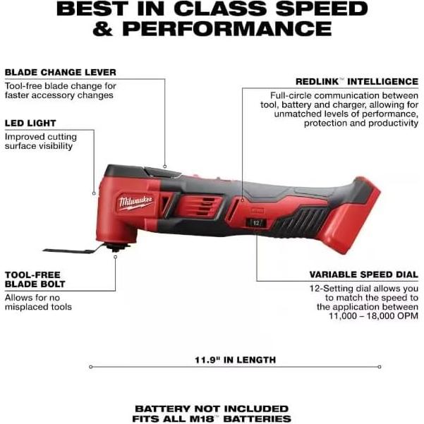 Electric - M18 Cordless Lithium-ION Multi-Tool KIT