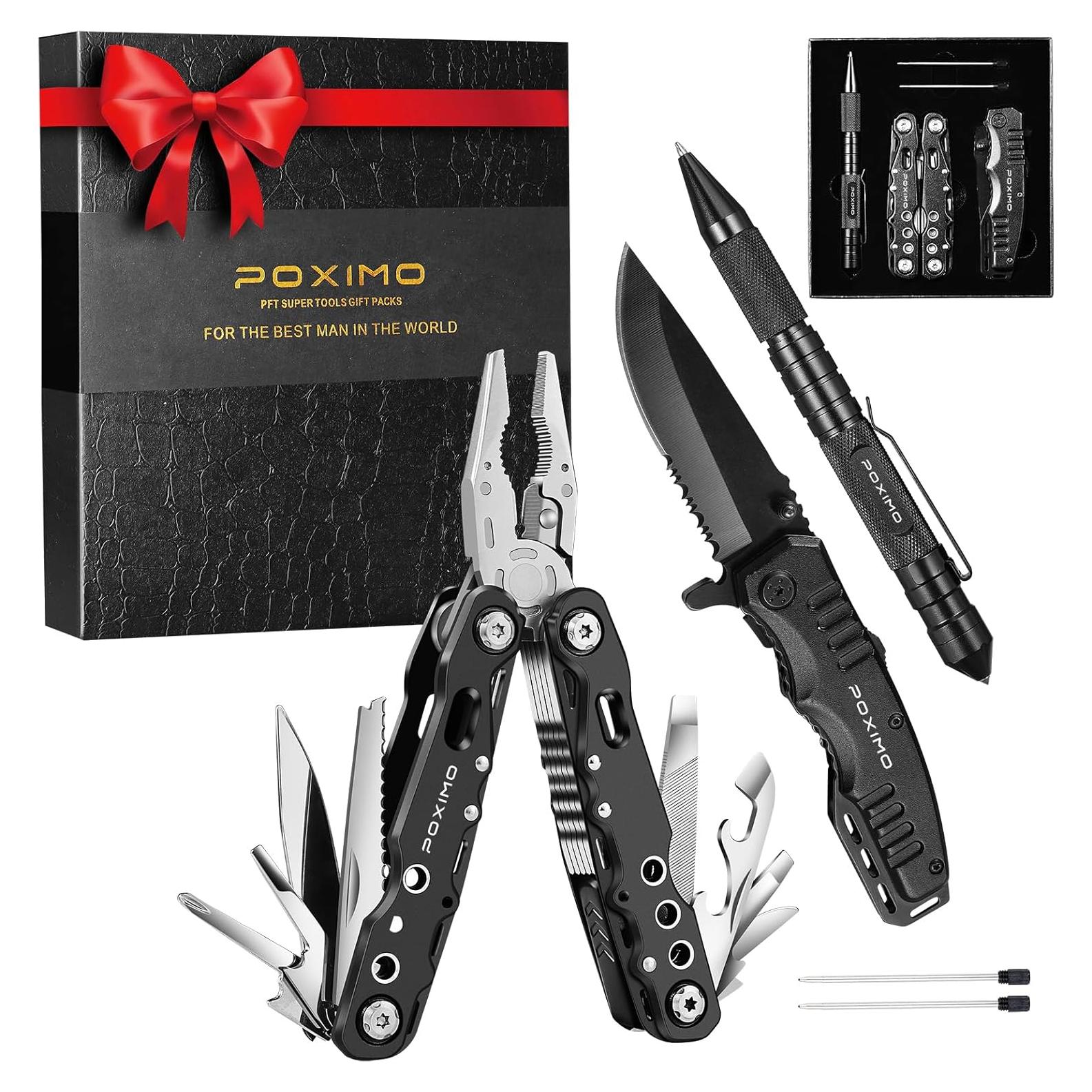 Juego de Regalo POXIMO PFT 3 en 1 Herramientas para Hombres