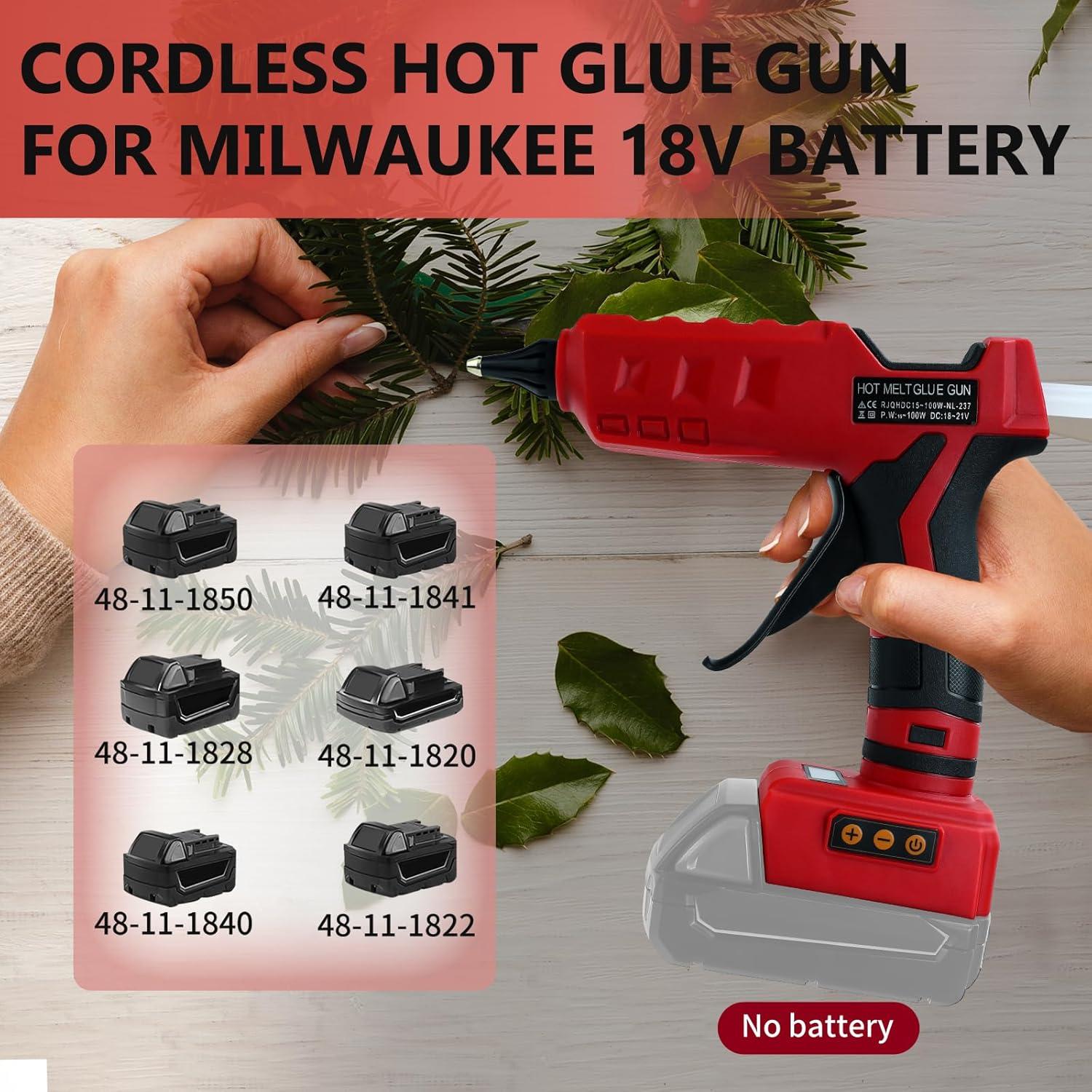 Pistola de Pegamento Caliente Inalámbrica 100W HLiePiHa