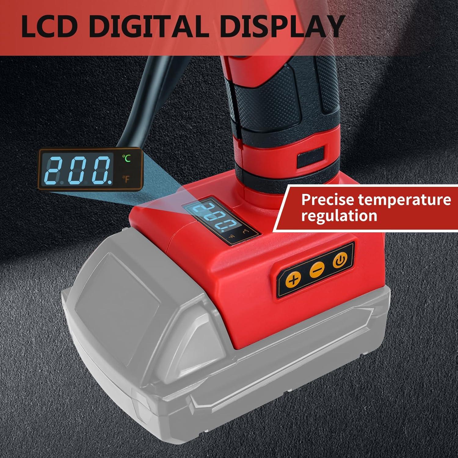 Pistola de Pegamento Caliente Inalámbrica 100W HLiePiHa