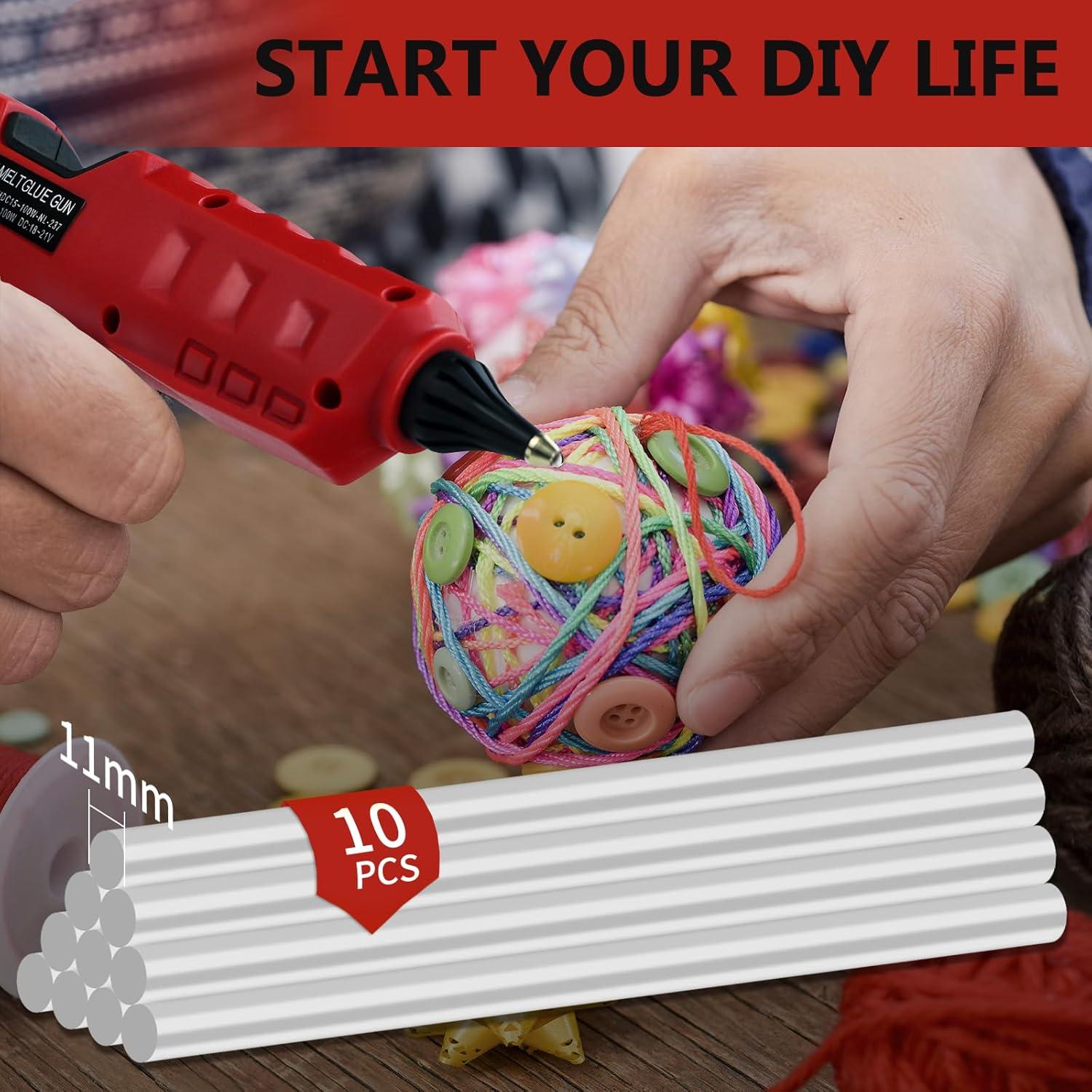 Pistola de Pegamento Caliente Inalámbrica 100W HLiePiHa