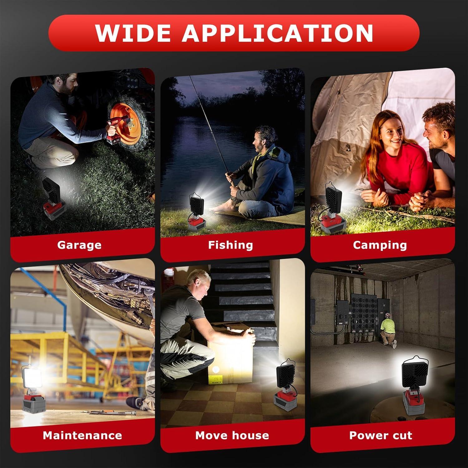 Luz de Trabajo LED 90W LANKA para Batería Milwaukee M18