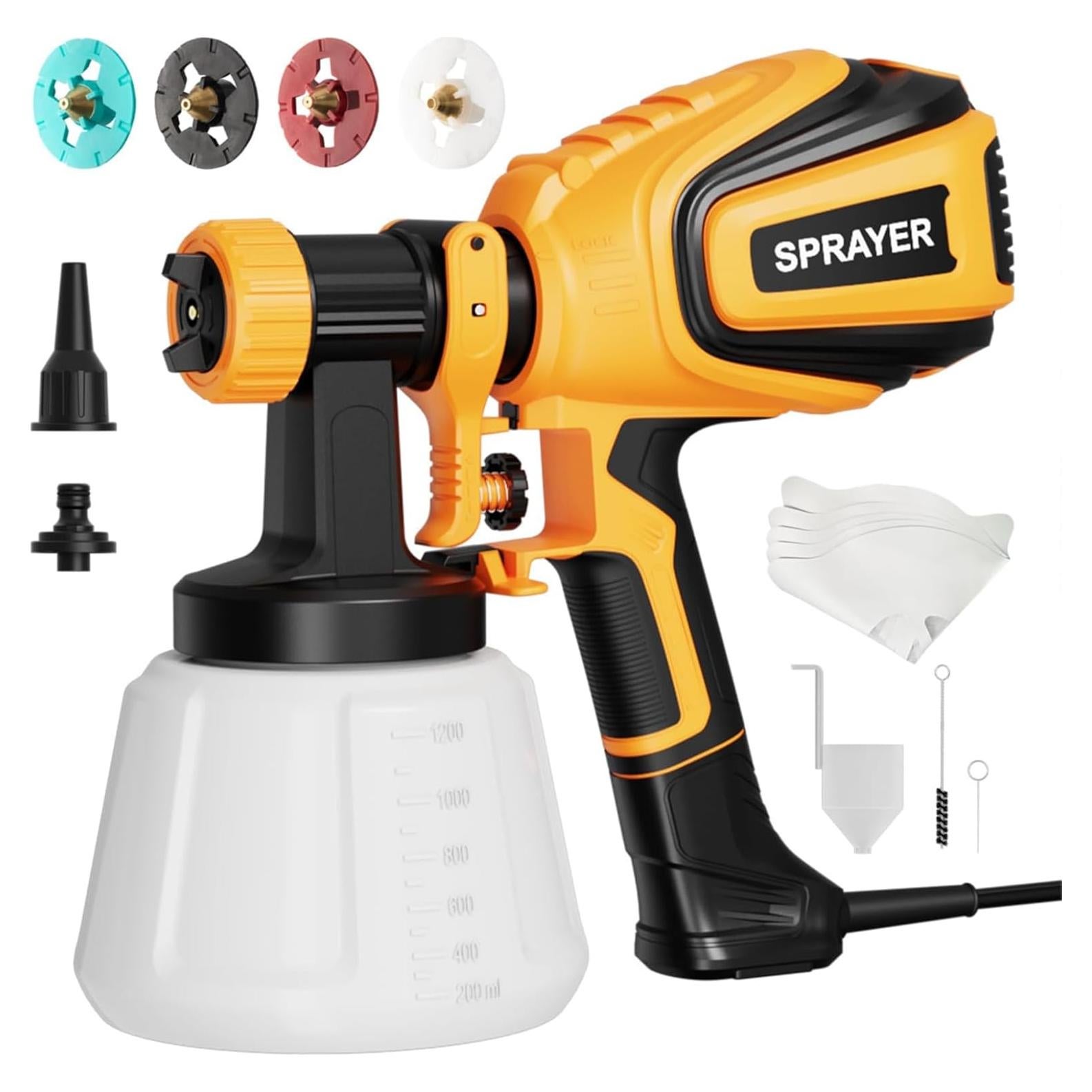 Pulverizador de pintura VONFORN VF803 700W 4 boquillas 1200ml